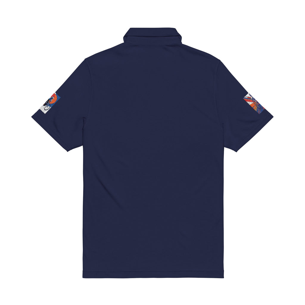 Men's Performance Polo Shirt wheelchair course , Stylish Athletic Wear, Casual Golf Shirt, Great for Summer Outings, Ideal Gift for Dads