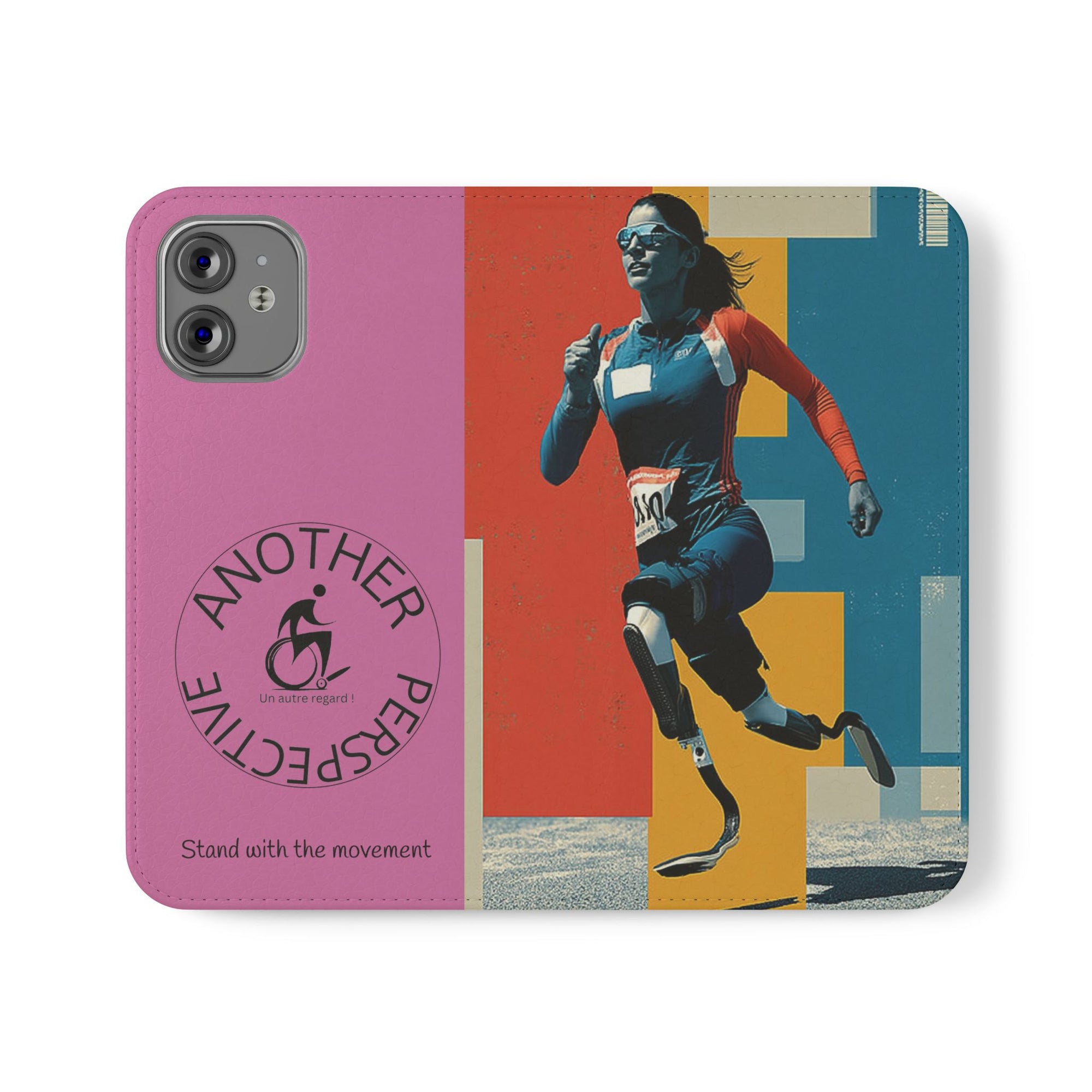 Empowering Flip Cases for Smartphones Course| Stand with the Movement, Stylish Phone Cover, Unique Gift, Inclusive Design, Support Accessibility