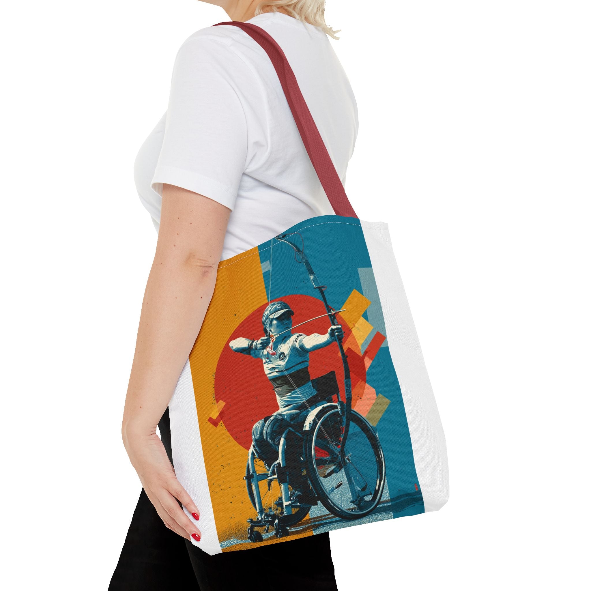 Inspirational Archery Sports Tote Bag | Motivational Gym Bag, Everyday Use, Eco-Friendly Gift, Unique Sporty Design