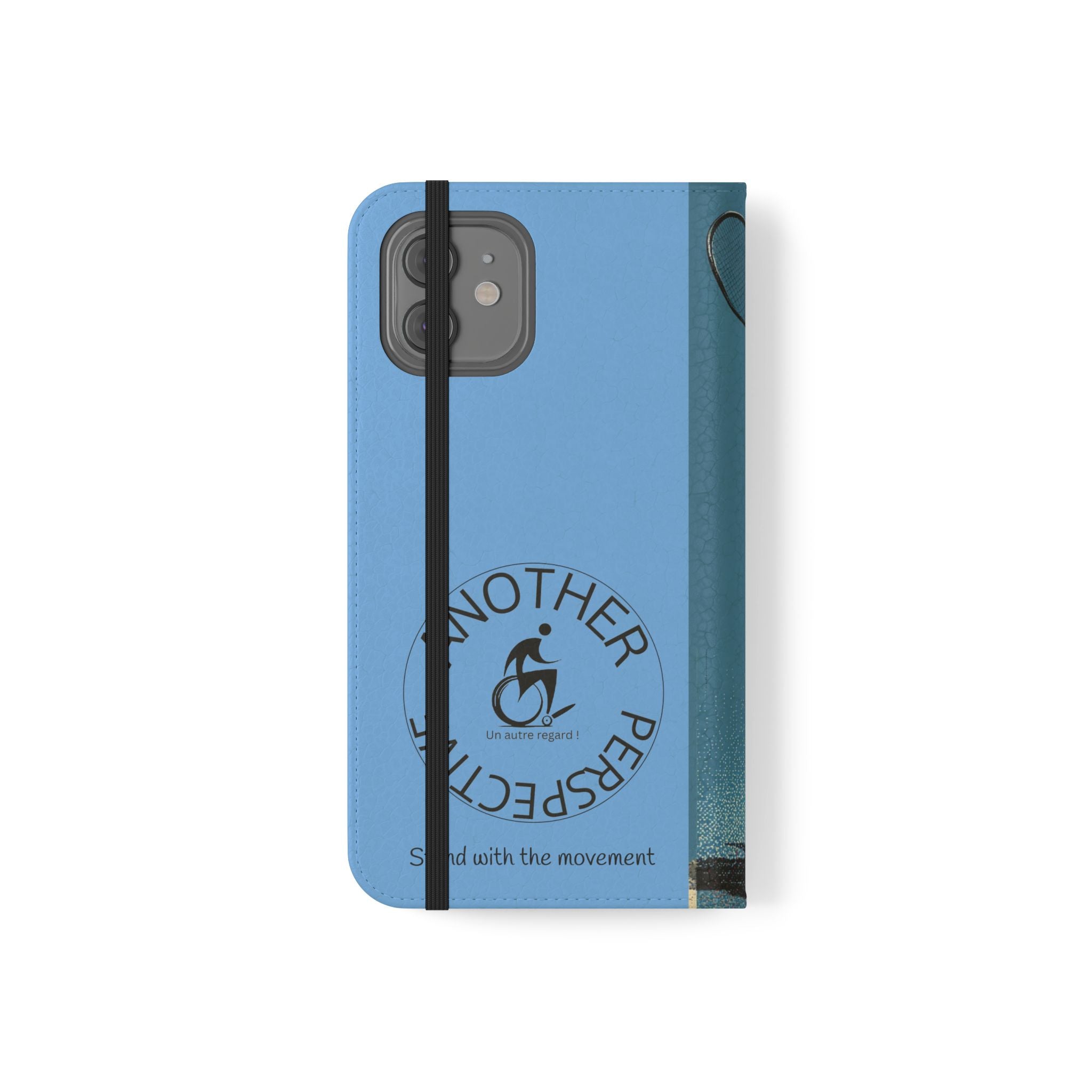 Sporty Flip Case for Athletes Tennis, Phone Wallet Cover, Stylish Mobile Case, Perfect Gift for Sports Fans, Functional Design