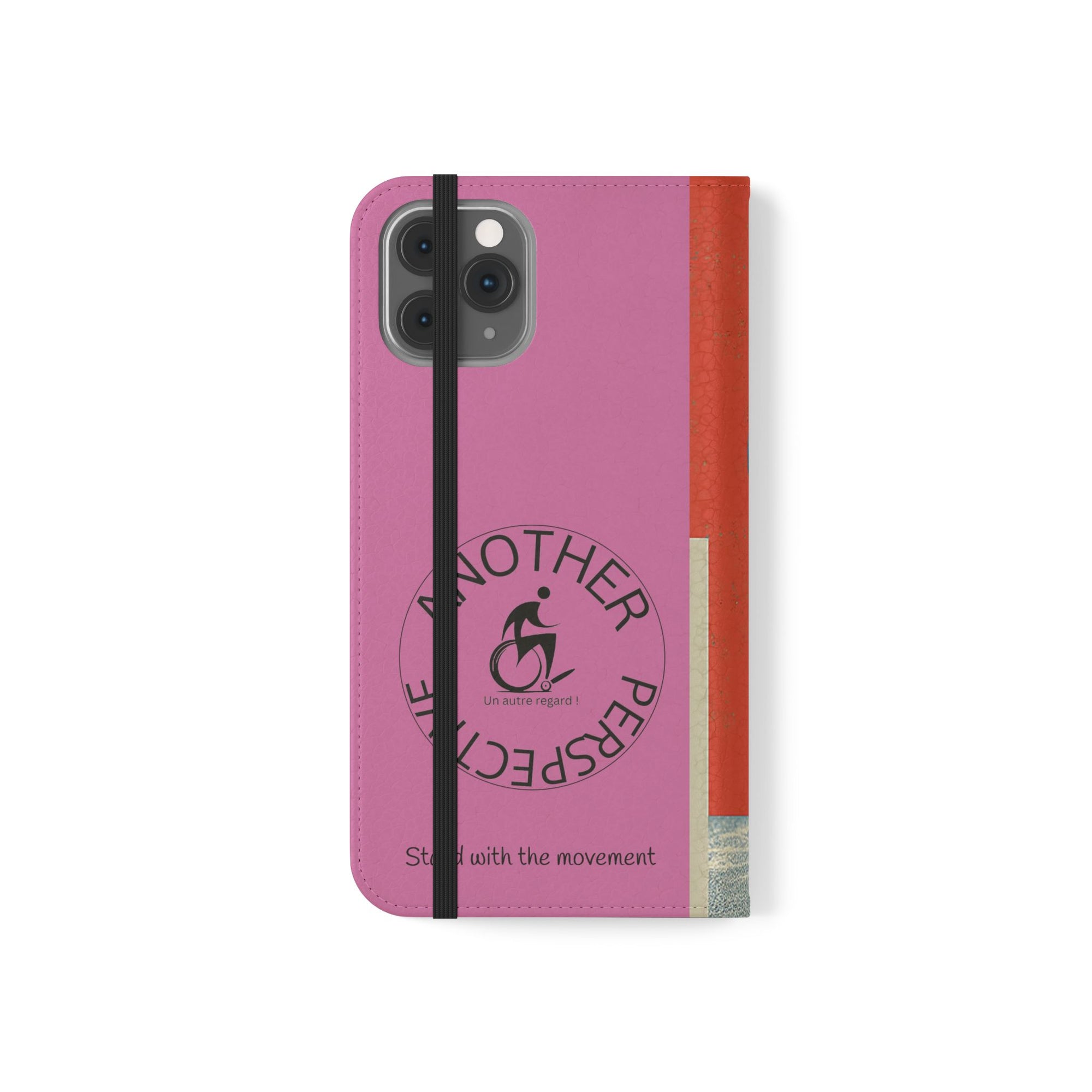 Empowering Flip Cases for Smartphones Course| Stand with the Movement, Stylish Phone Cover, Unique Gift, Inclusive Design, Support Accessibility