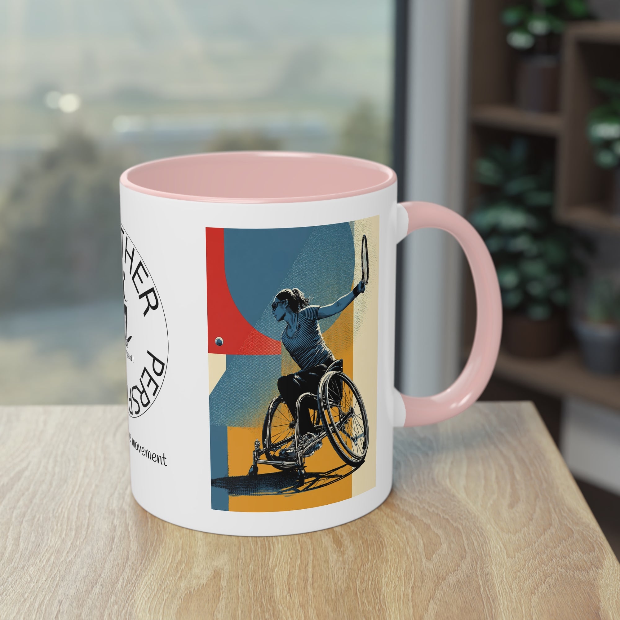 Dynamic Two-Tone Coffee Mug Tennis, Race-inspired Drinkware, Ideal Gift for Athletes, Motivational Morning Caffeine Boost, Sports Lover Cup