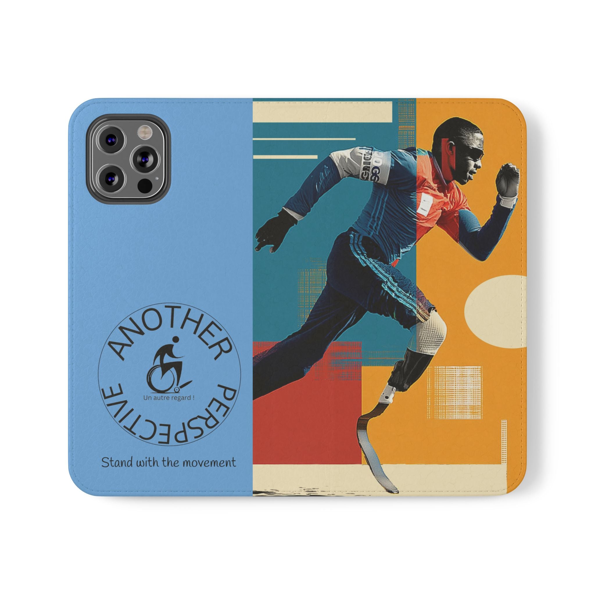 Sporty Flip Case for Athletes Course , Phone Wallet Cover, Stylish Mobile Case, Perfect Gift for Sports Fans, Functional Design