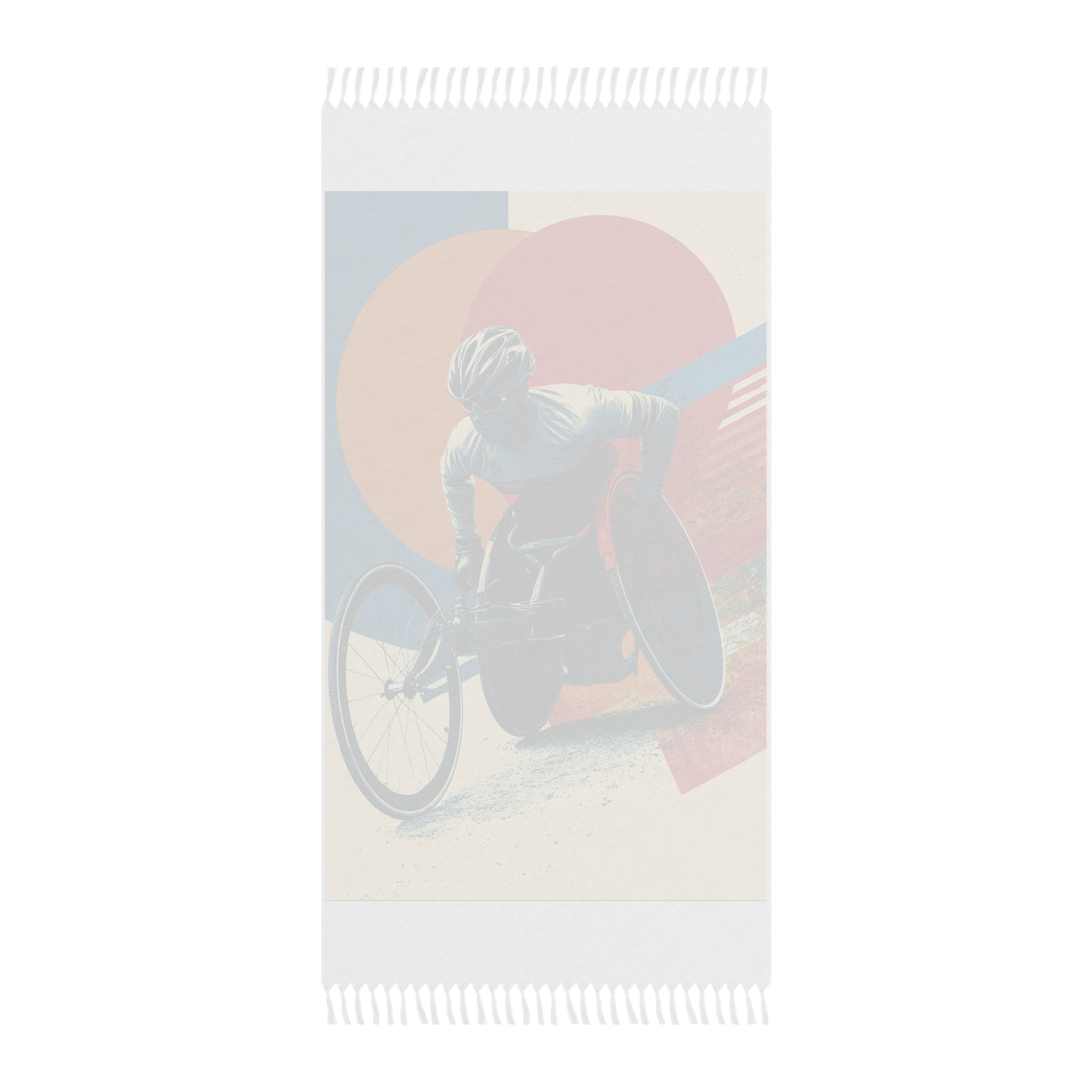 Boho Beach Towel - Vibrant Wheelchair Runner Design for Beach Days, Summer Fun, Gym Workout, Poolside Lounging, Outdoor Adventures
