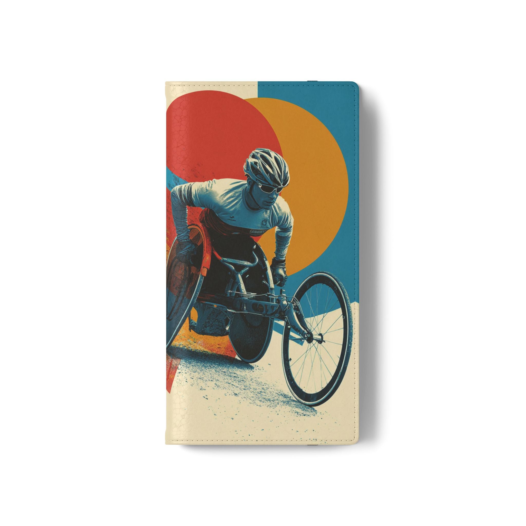 Mobility Advocate Flip Case for Phone Wheelchair, Supportive Gift for Activists, Stylish Wallet Phone Case, Perfect for Everyday Use