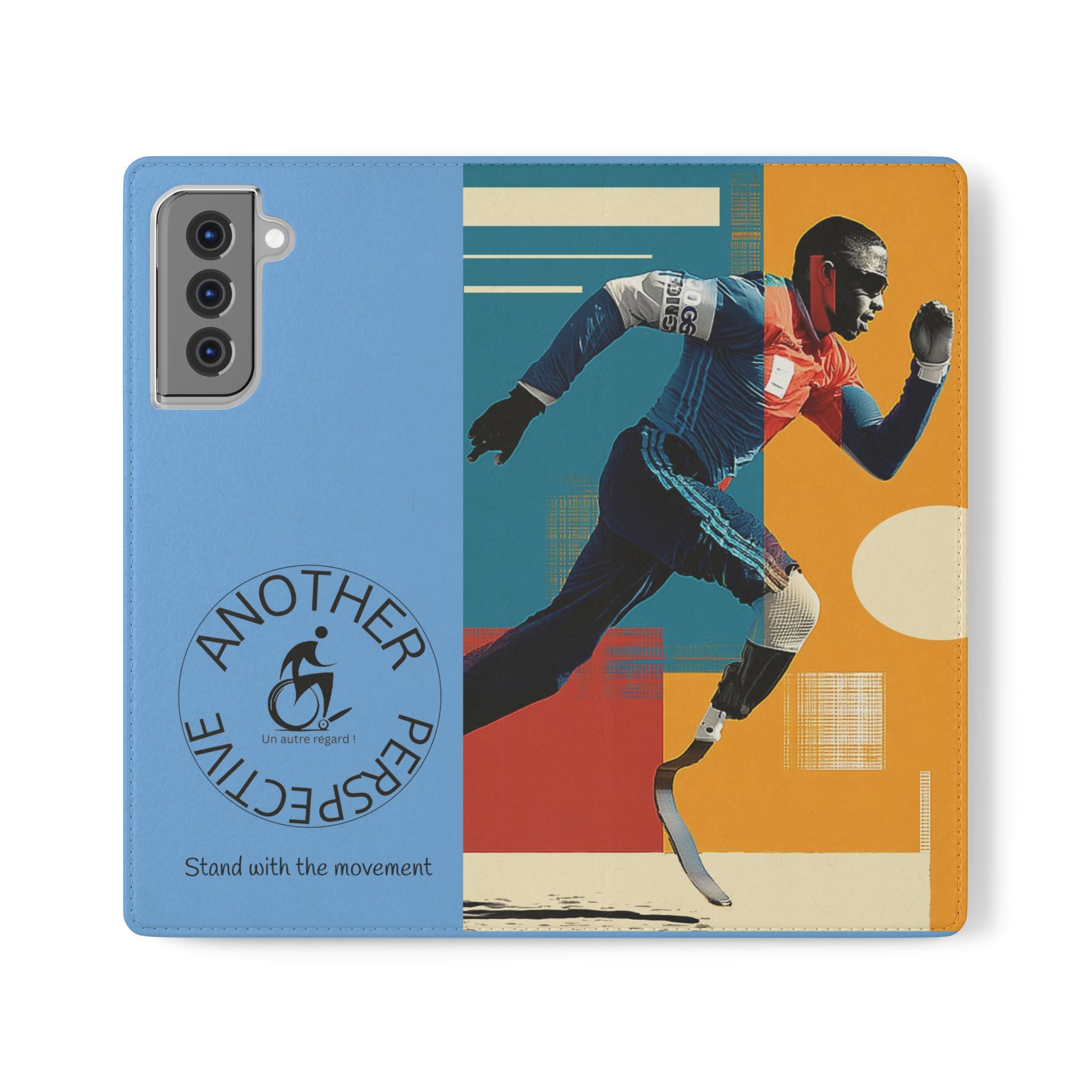 Sporty Flip Case for Athletes Course , Phone Wallet Cover, Stylish Mobile Case, Perfect Gift for Sports Fans, Functional Design