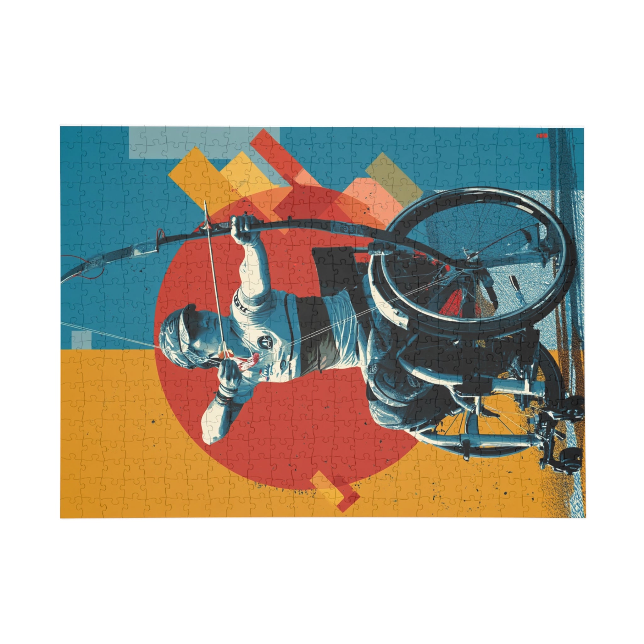 Interactive Archery Enthusiast Puzzle,  500-1000-Piece Jigsaw, Perfect for Gifts, Family Time, Home Decor, Cycling Theme