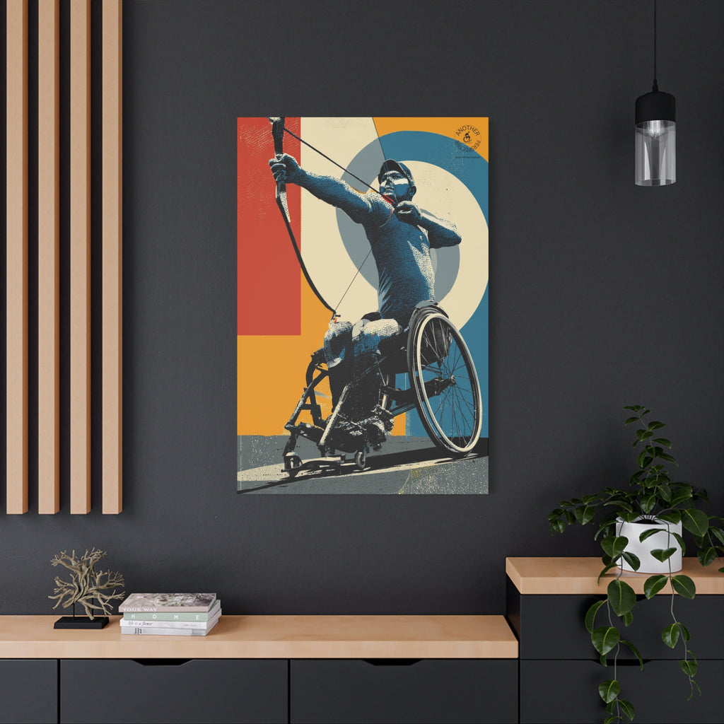 Empowering Wheelchair Archery Canvas Art, Inspirational Wall Decor, Motivational Home Decor, Unique Gift for Sports Enthusiasts, [...]