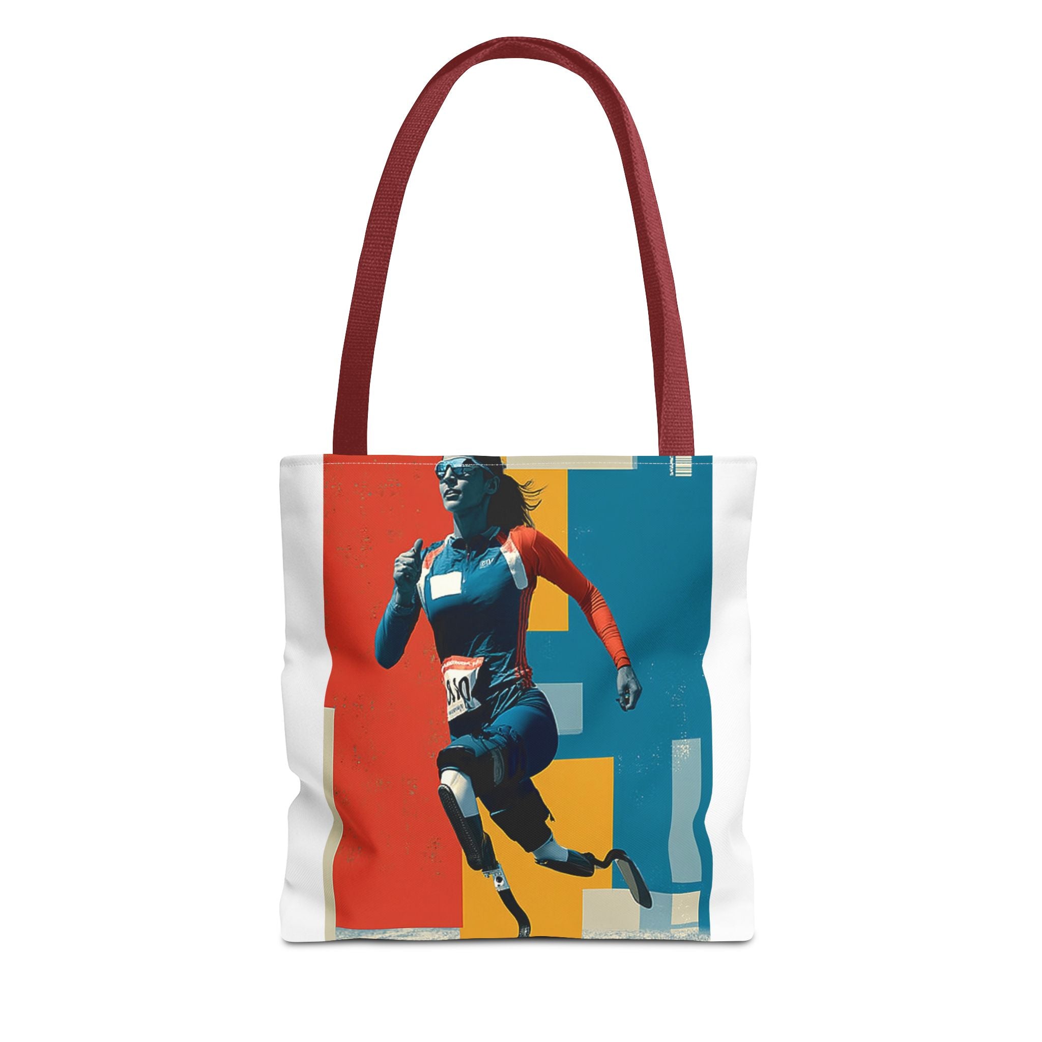 Inspirational Course Sports Tote Bag | Motivational Gym Bag, Everyday Use, Eco-Friendly Gift, Unique Sporty Design