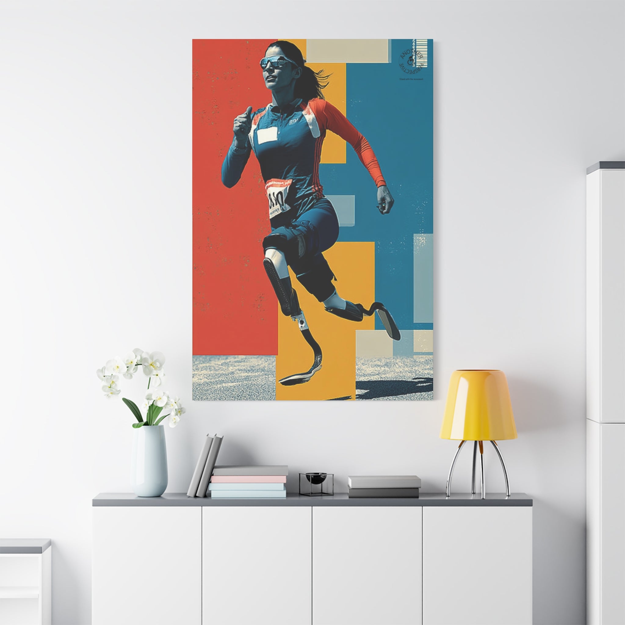 Empowering  Athlete Course Canvas Art, Inspirational Wall Decor, Motivational Home Decor, Unique Gift for Sports Enthusiasts, [...]