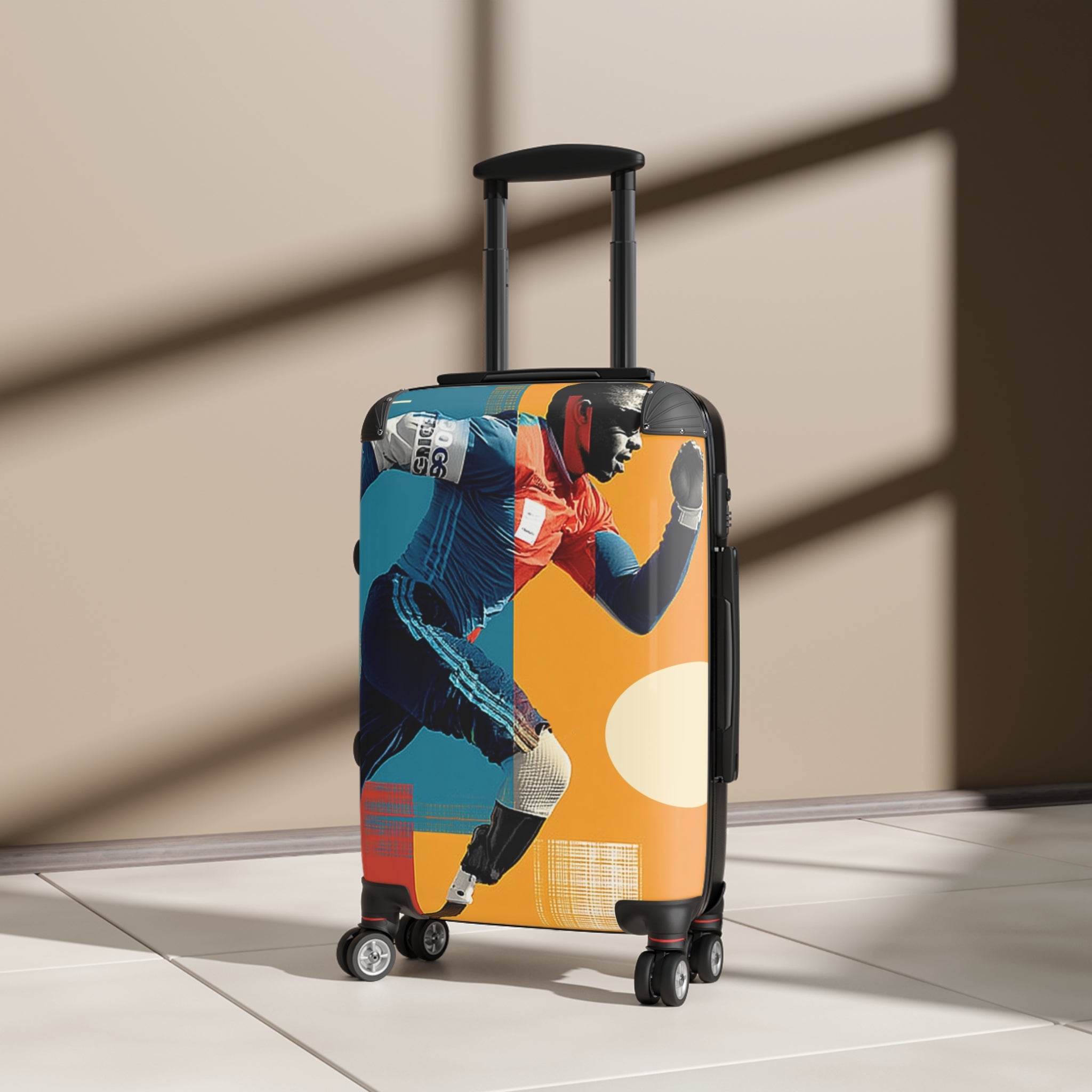 Athlete Runner Suitcase - Travel Gear for Adaptive Sports, Unique Luggage, Inspirational Gift, Mobility Travel, Adventure Bag