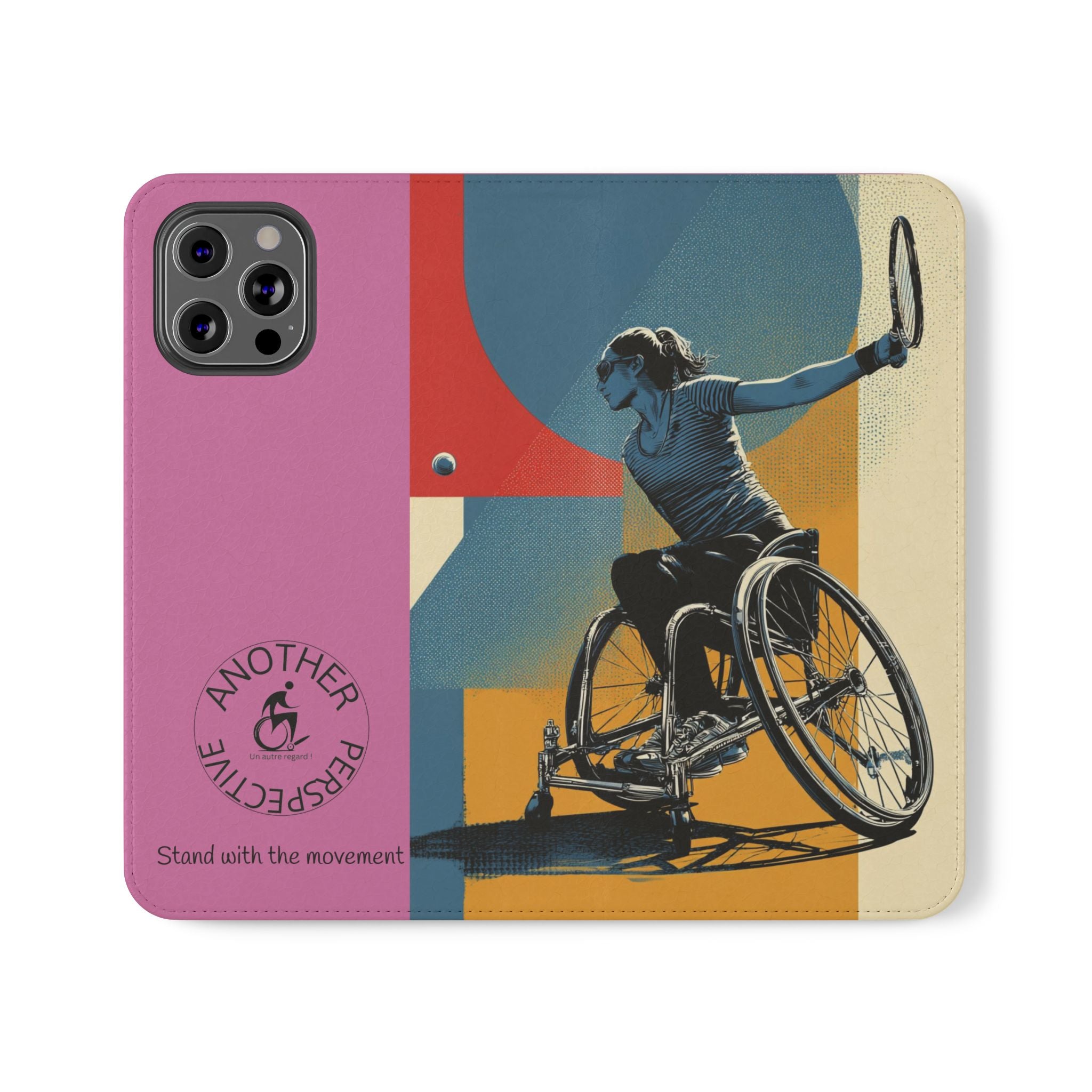 Sporty Flip Case for Athletes Tennis, Phone Wallet Cover, Stylish Mobile Case, Perfect Gift for Sports Fans, Functional Design