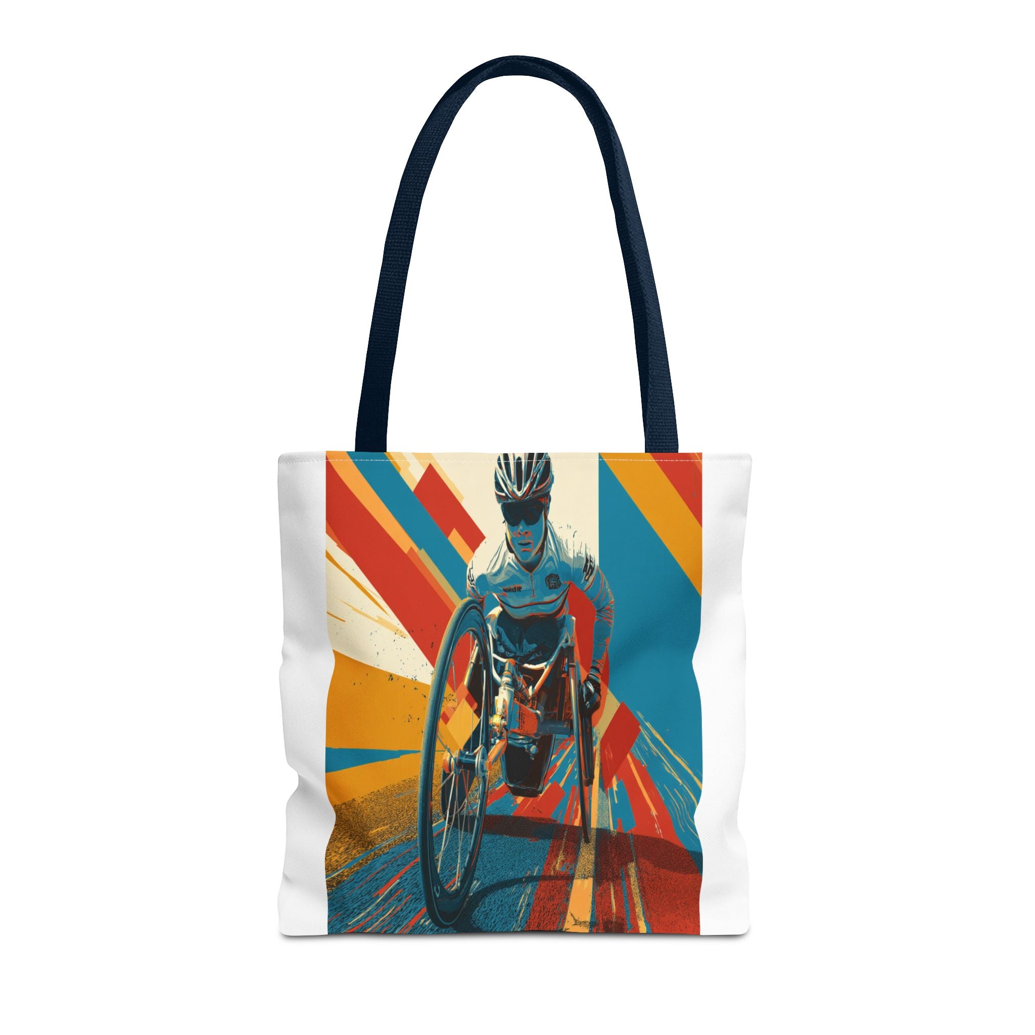 Inspirational Wheelchair Sports Tote Bag | Motivational Gym Bag, Everyday Use, Eco-Friendly Gift, Unique Sporty Design