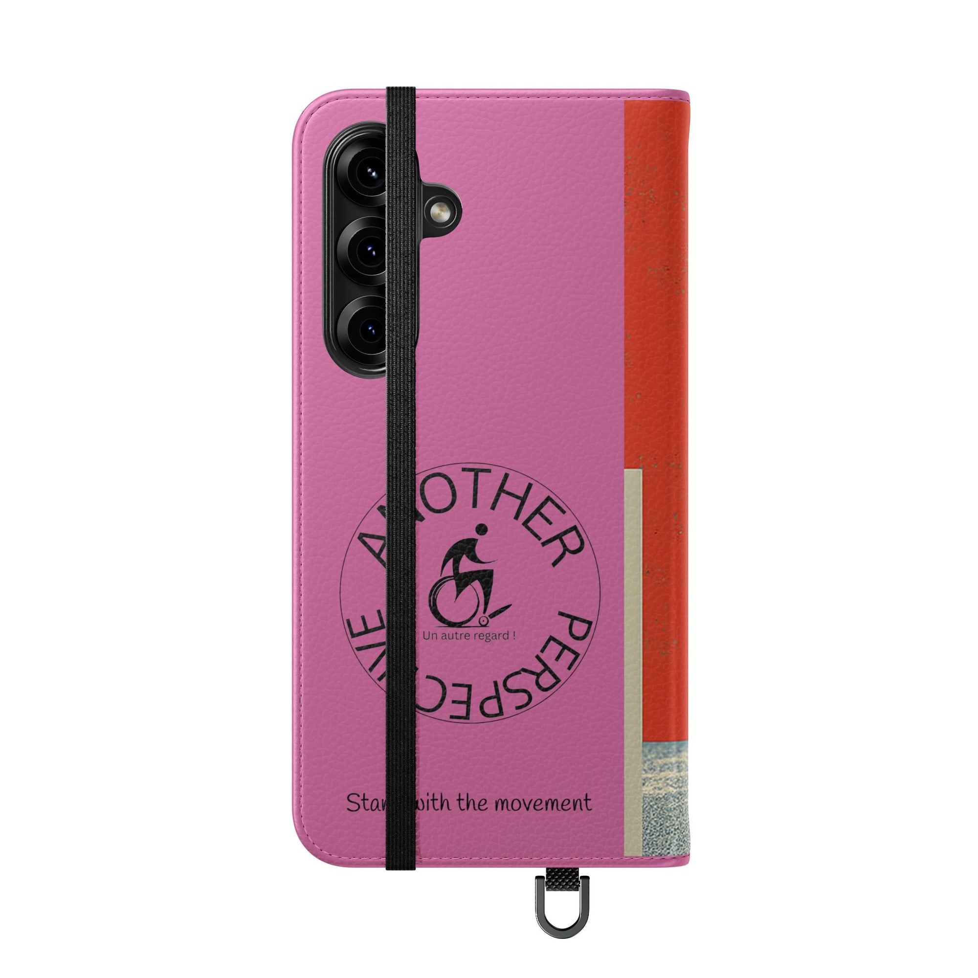 Empowering Flip Cases for Smartphones Course| Stand with the Movement, Stylish Phone Cover, Unique Gift, Inclusive Design, Support Accessibility