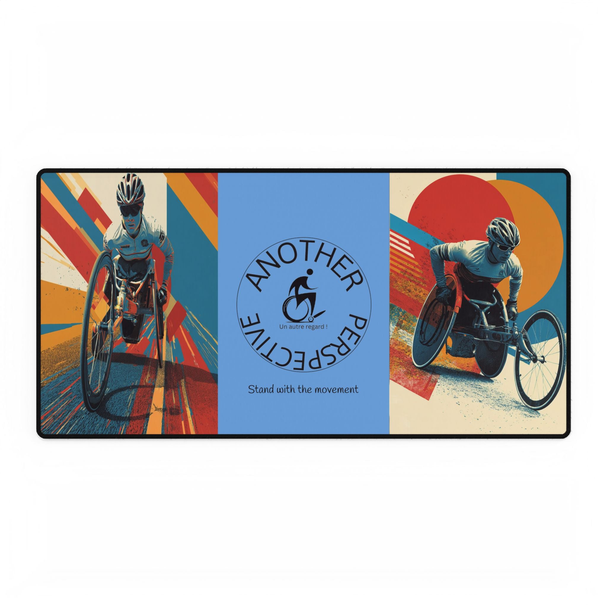 Adaptive Wheelchair Course Desk Mat - Another Perspective | Motivational Workspace Décor, Office Gift, Inspirational Desk Pad, Home Office Decor, [...]