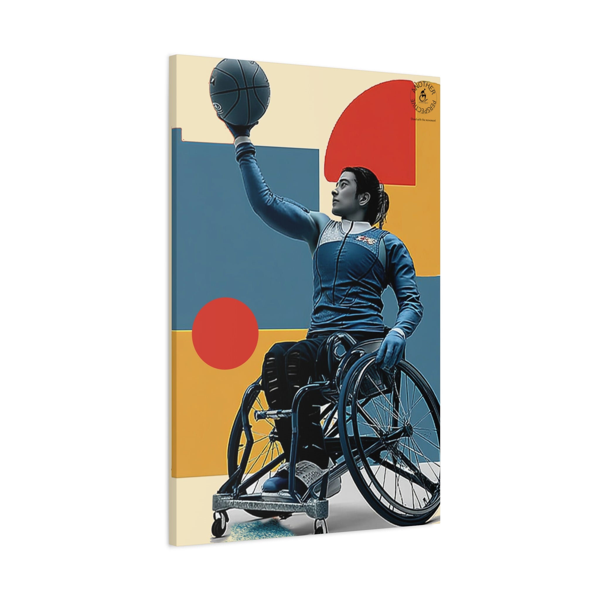 Empowering Wheelchair Basket Canvas Art, Inspirational Wall Decor, Motivational Home Decor, Unique Gift for Sports Enthusiasts, [...]