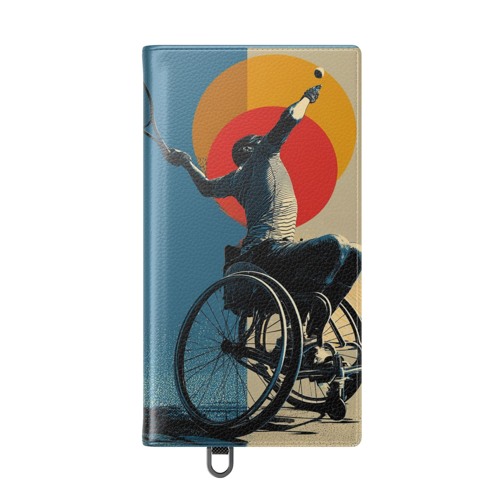 Sporty Flip Case for Athletes Tennis, Phone Wallet Cover, Stylish Mobile Case, Perfect Gift for Sports Fans, Functional Design
