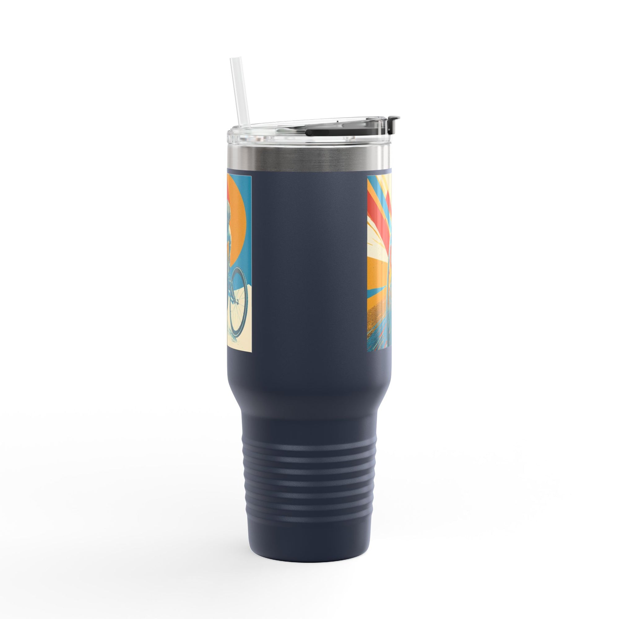 Vibrant Insulated Travel Mug, 40oz | Stylish Drinkware for Outdoor Adventures, Sports, Travel, Gifts