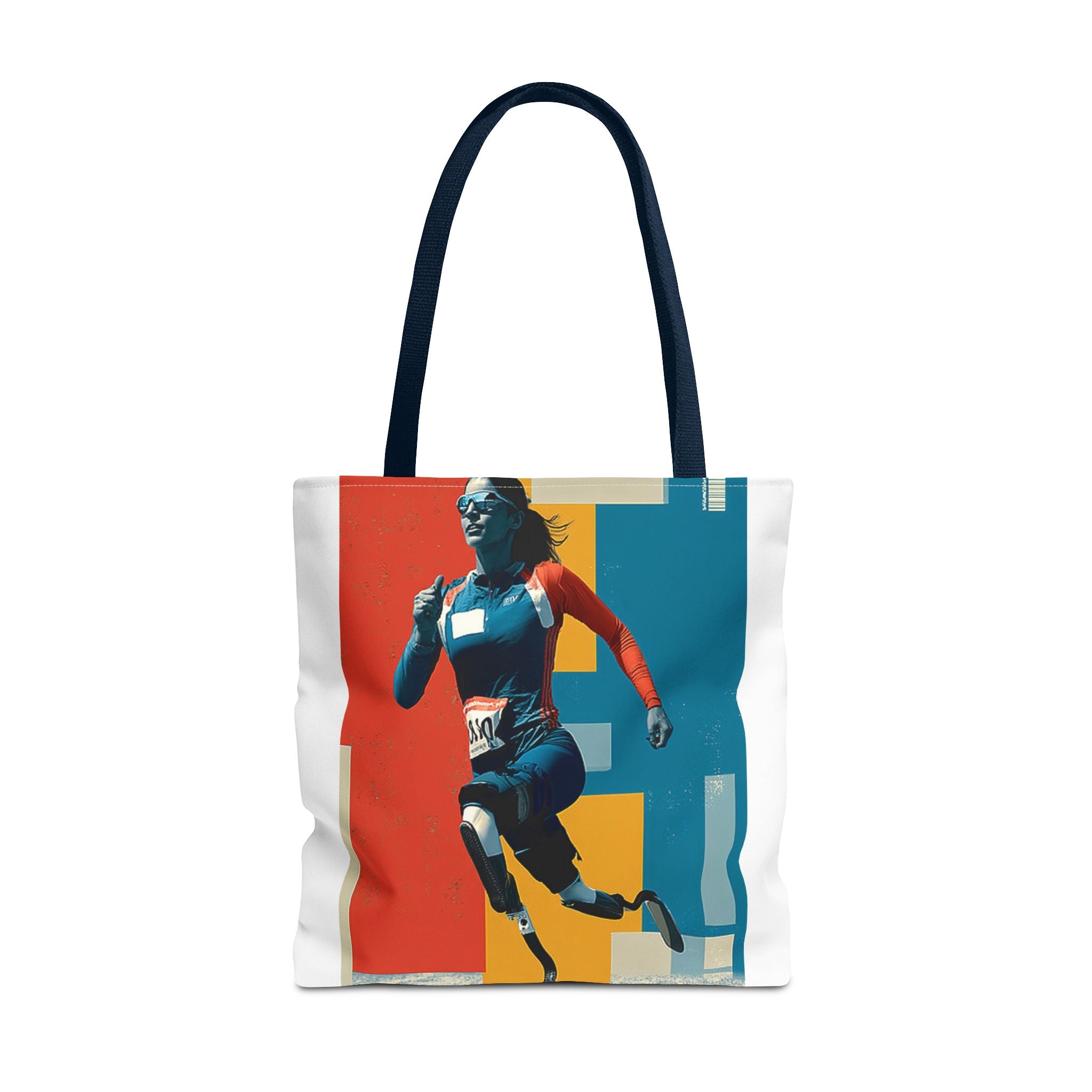 Inspirational Course Sports Tote Bag | Motivational Gym Bag, Everyday Use, Eco-Friendly Gift, Unique Sporty Design