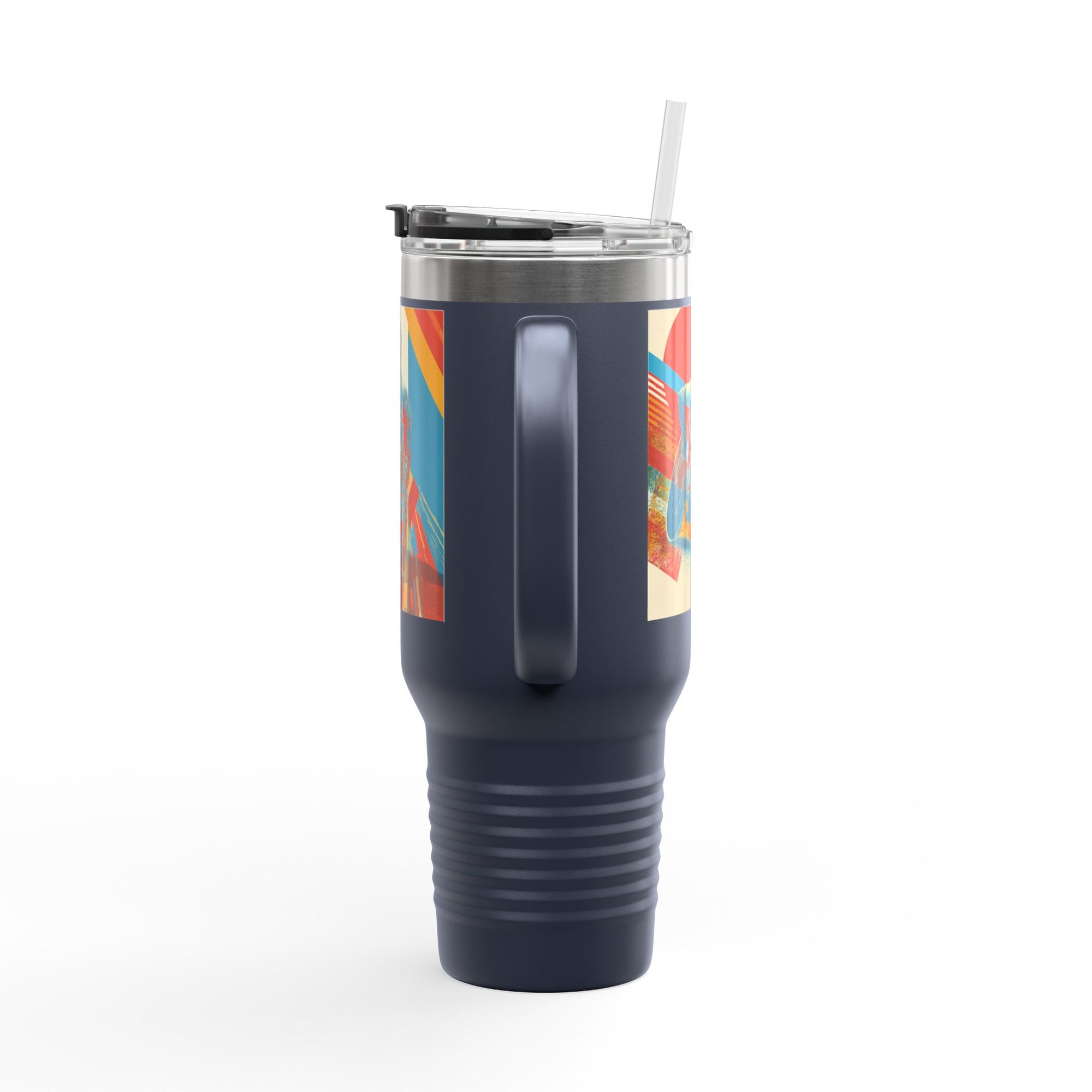 Vibrant Insulated Travel Mug, 40oz | Stylish Drinkware for Outdoor Adventures, Sports, Travel, Gifts