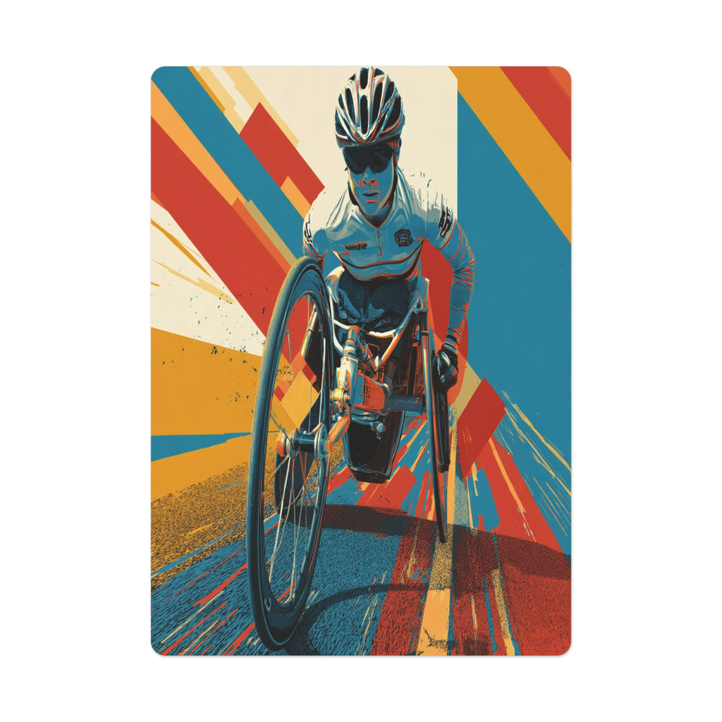 Poker Card Set Wheelchair, Playing Cards for Game Night, Unique Gift for Poker Lovers, Fun Family Activity, Card Game Accessories, Casino Theme Decor