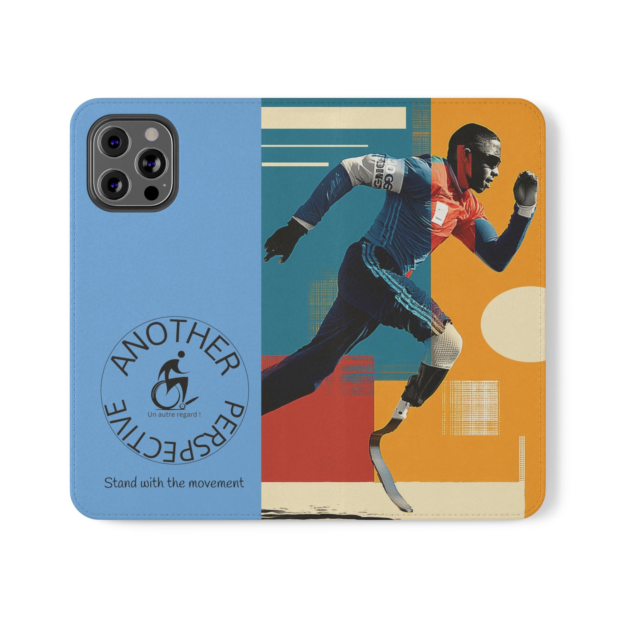 Sporty Flip Case for Athletes Course , Phone Wallet Cover, Stylish Mobile Case, Perfect Gift for Sports Fans, Functional Design