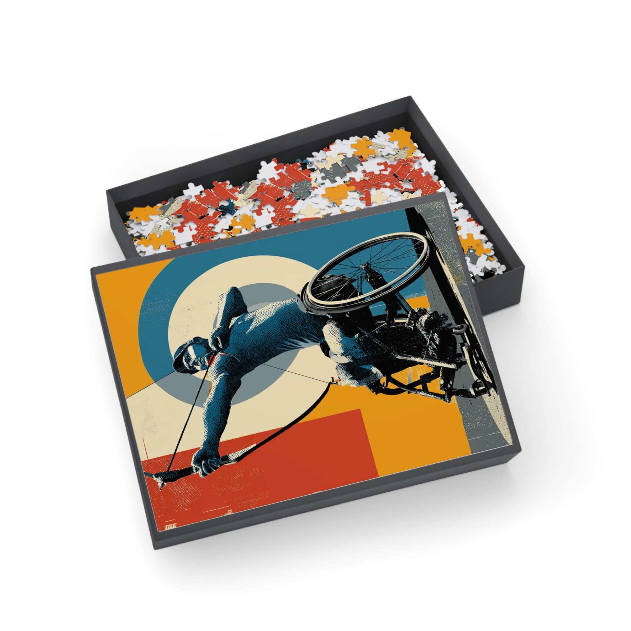 Interactive Archery Enthusiast Puzzle,  500-1000-Piece Jigsaw, Perfect for Gifts, Family Time, Home Decor, Cycling Theme