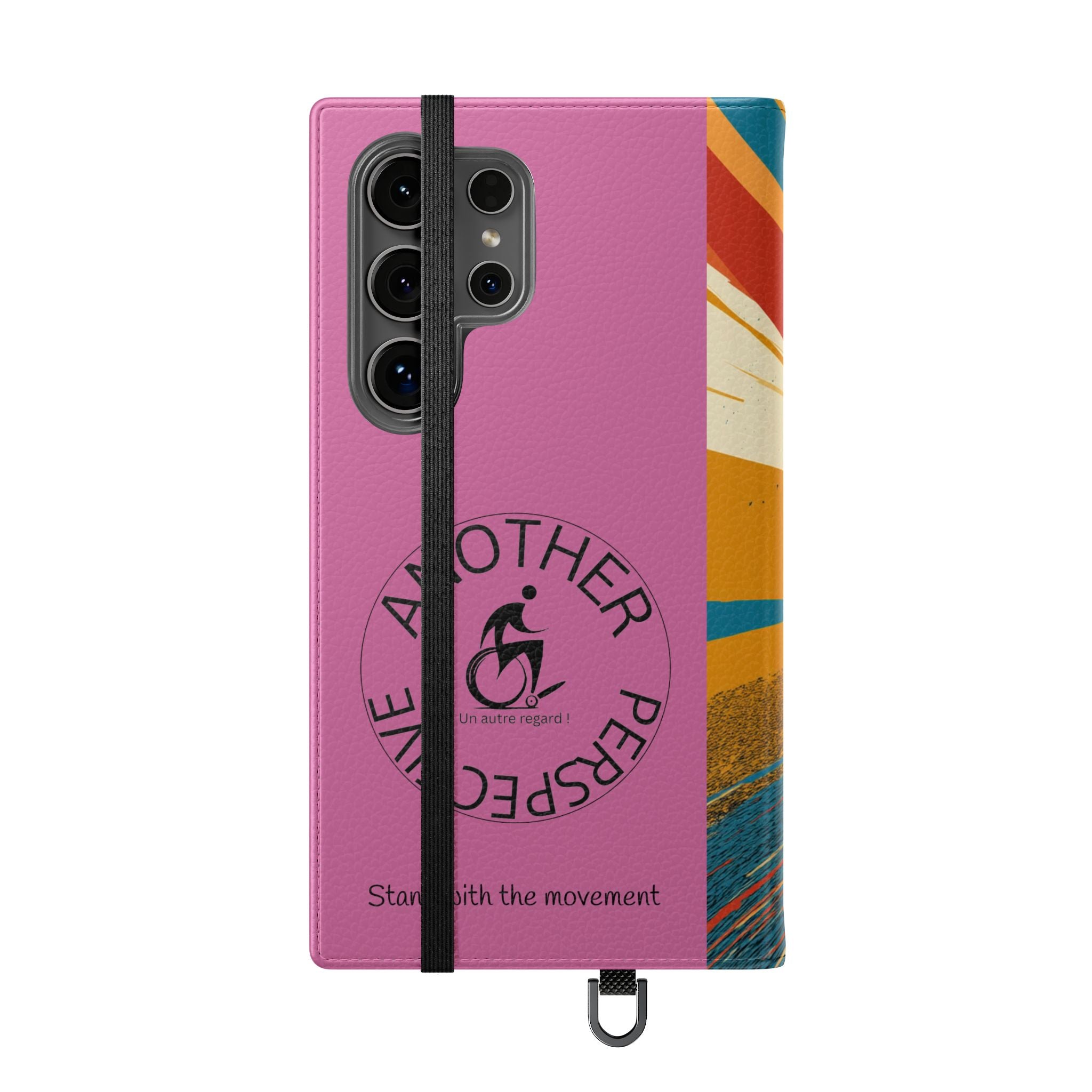 Inclusive Flip Cases for All Wheelchair, Phone Wallet, Strong & Stylish, Stand with the Movement, Perfect Gift, Everyday Use