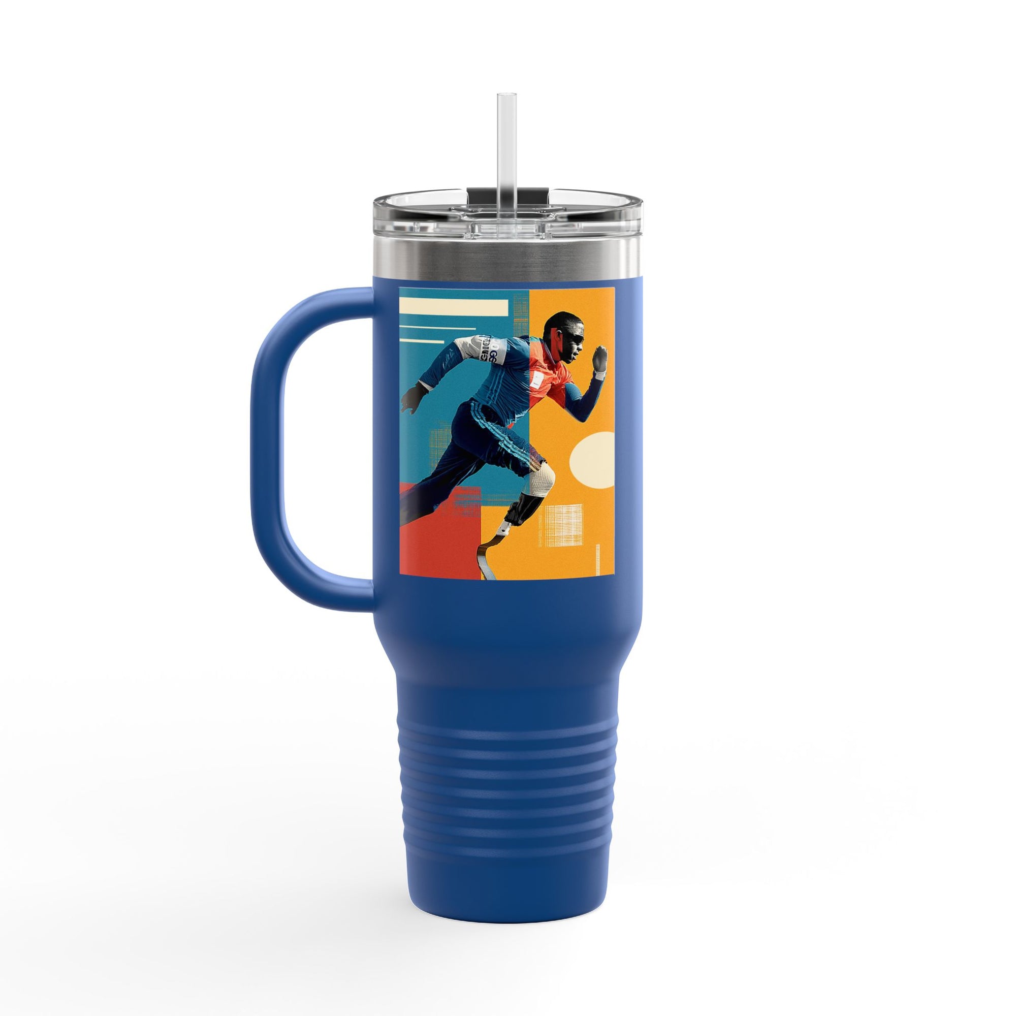 Vibrant Insulated Travel Mug, 40oz | Stylish Drinkware for Outdoor Adventures, Sports, Travel, Gifts