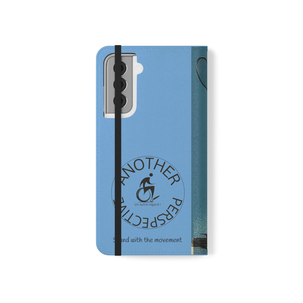 Sporty Flip Case for Athletes Tennis, Phone Wallet Cover, Stylish Mobile Case, Perfect Gift for Sports Fans, Functional Design