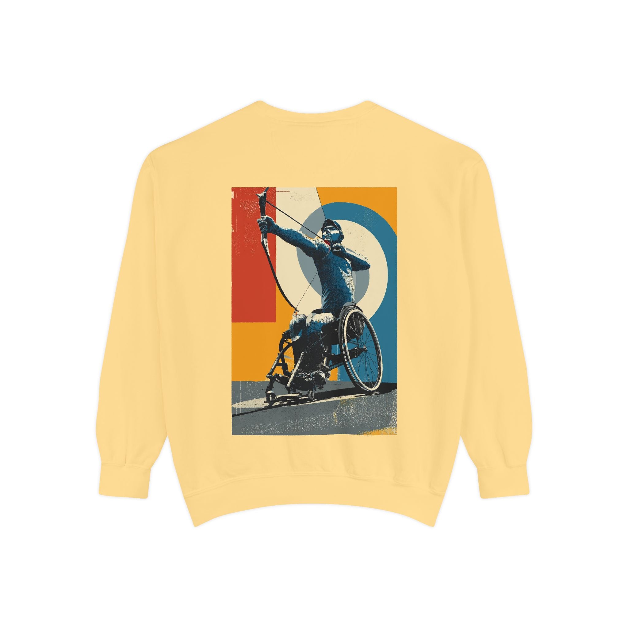 Inspirational Unisex Sweatshirt - Motivational Sports Archery Design | Perfect for Coaches, Athletes, Gifts, Casual Wear, and Events