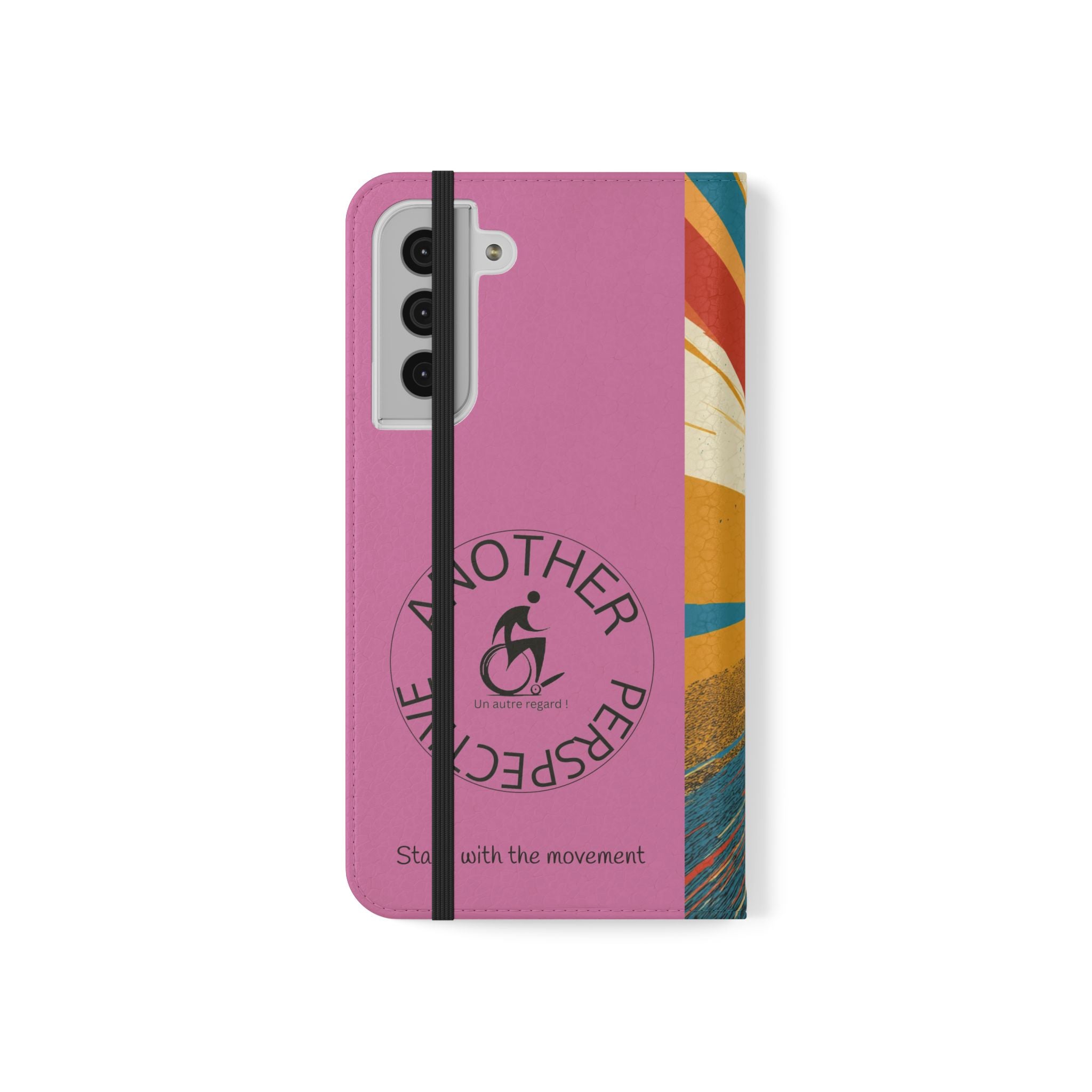 Inclusive Flip Cases for All Wheelchair, Phone Wallet, Strong & Stylish, Stand with the Movement, Perfect Gift, Everyday Use