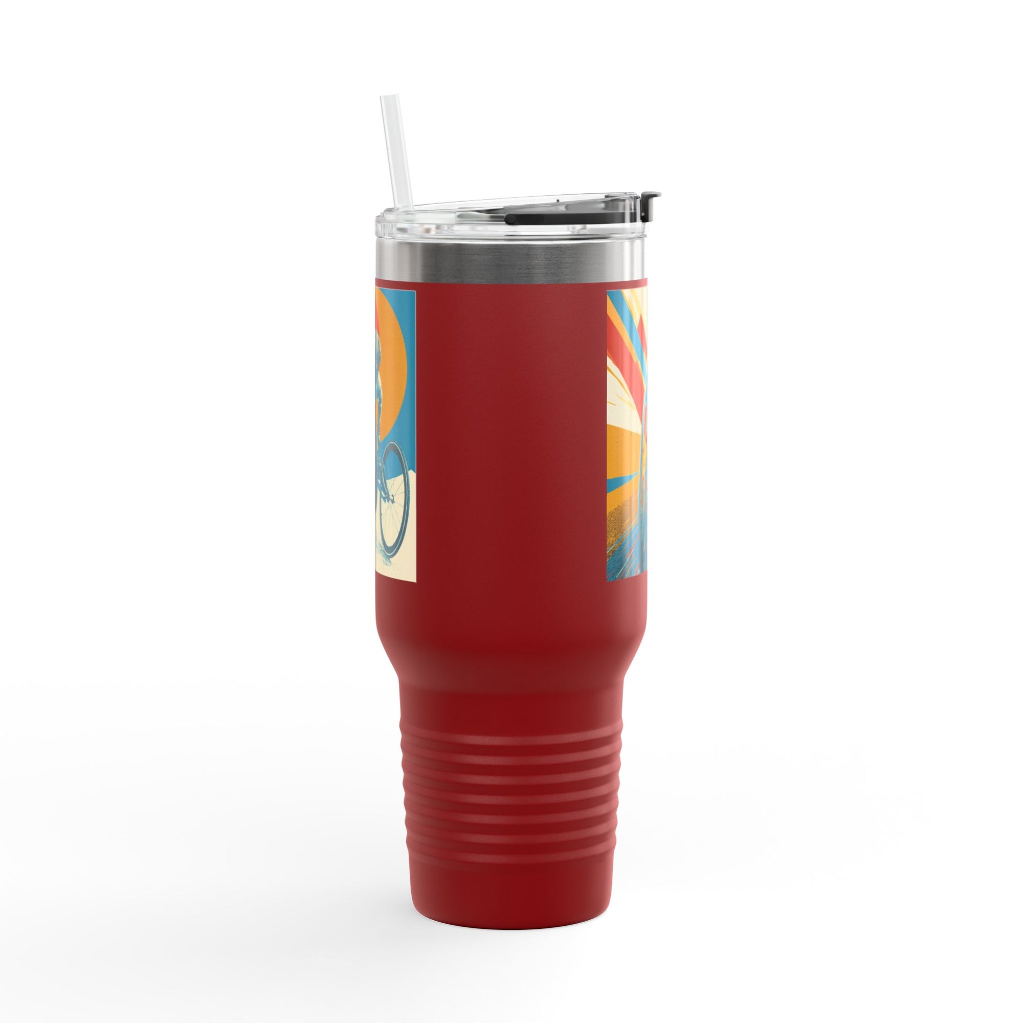 Vibrant Insulated Travel Mug, 40oz | Stylish Drinkware for Outdoor Adventures, Sports, Travel, Gifts