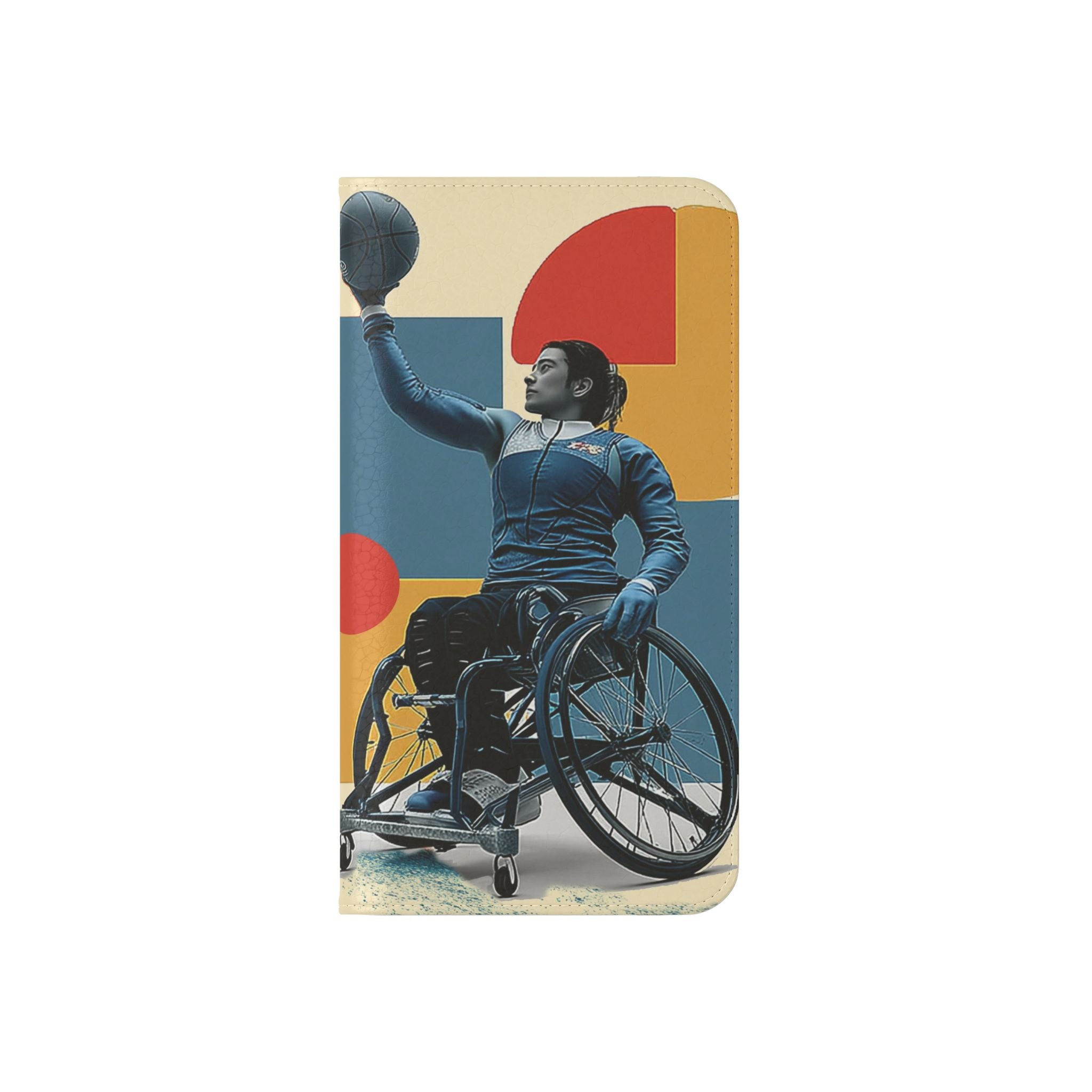 Adaptive Flip Cases for Empowerment, Wheelchair Basketball, Disability Awareness, Inspirational Gifts, Supportive Accessories