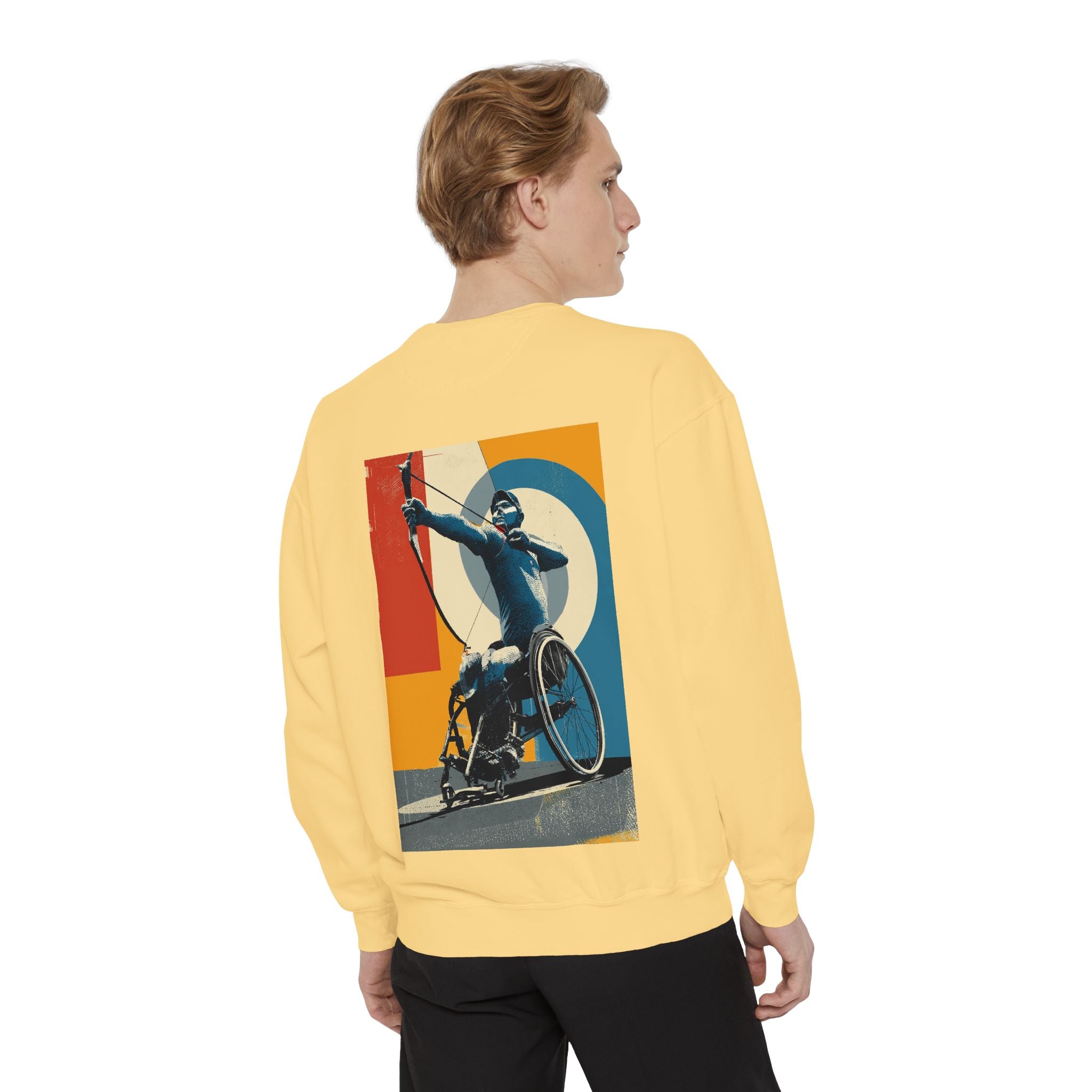 Inspirational Unisex Sweatshirt - Motivational Sports Archery Design | Perfect for Coaches, Athletes, Gifts, Casual Wear, and Events
