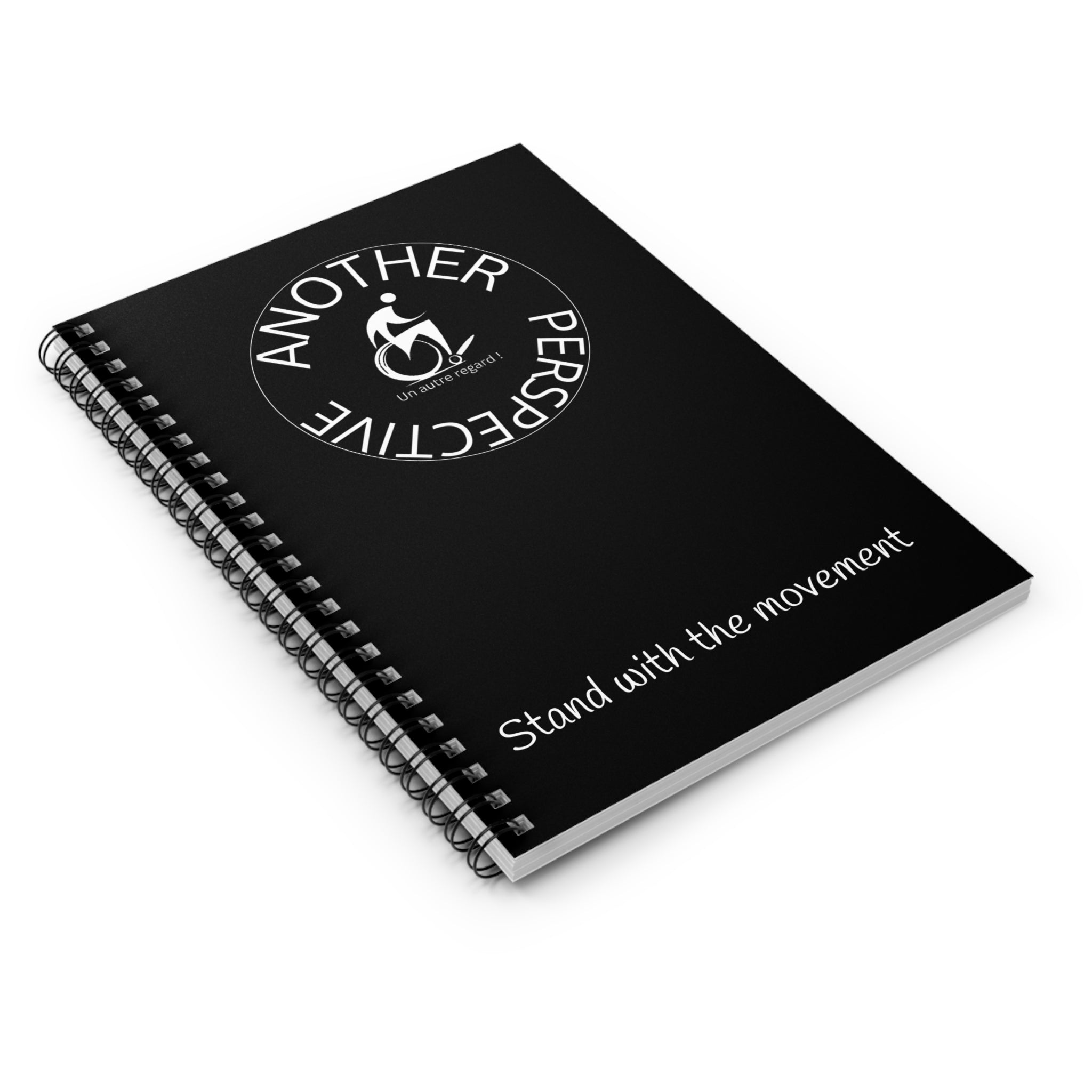 Inspirational Spiral Notebook Logo- Empowering Artwork, Ideal for Goal-Setting, Journaling, Gifts for Athletes, Rehab Tools, Women's Empowerment