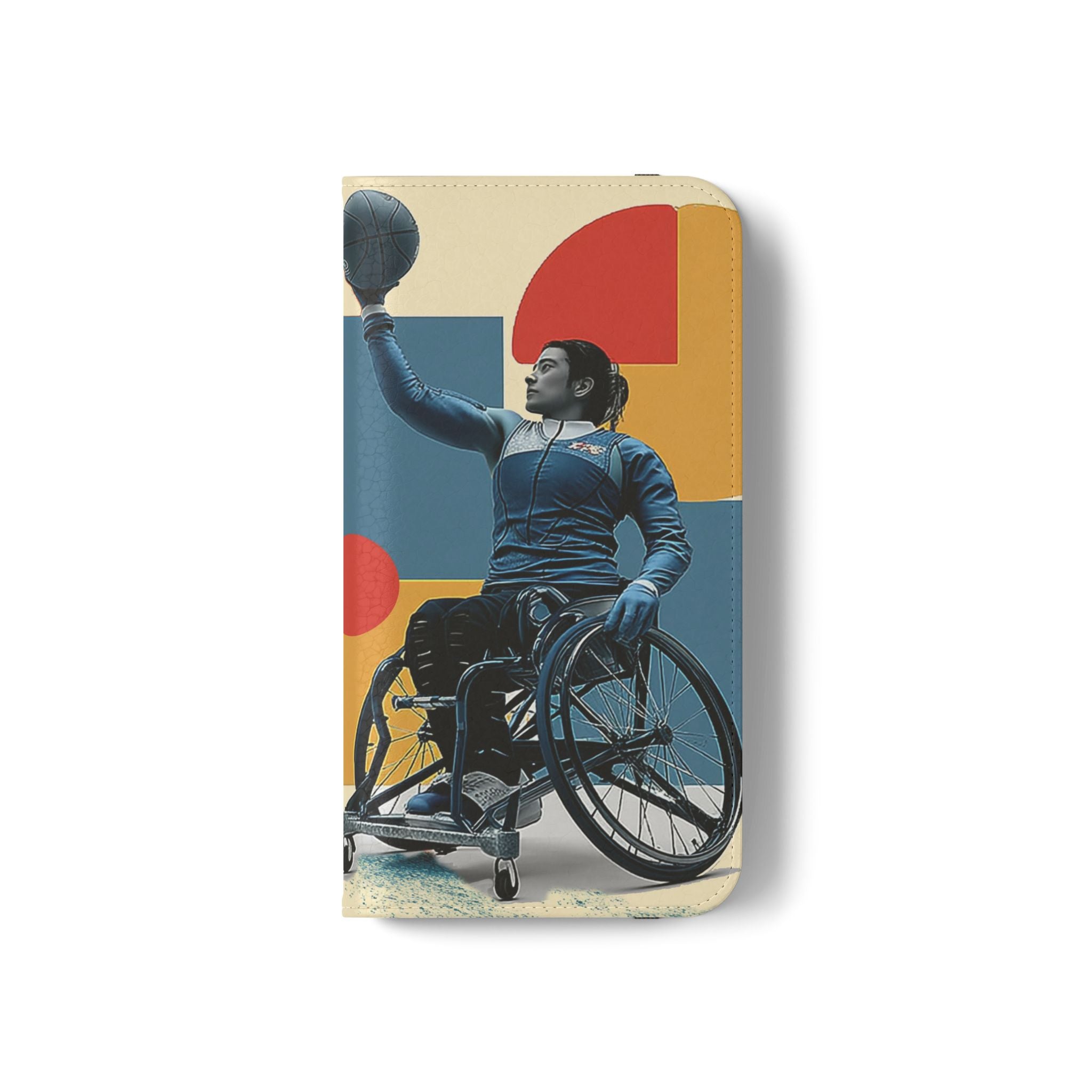 Adaptive Flip Cases for Empowerment, Wheelchair Basketball, Disability Awareness, Inspirational Gifts, Supportive Accessories