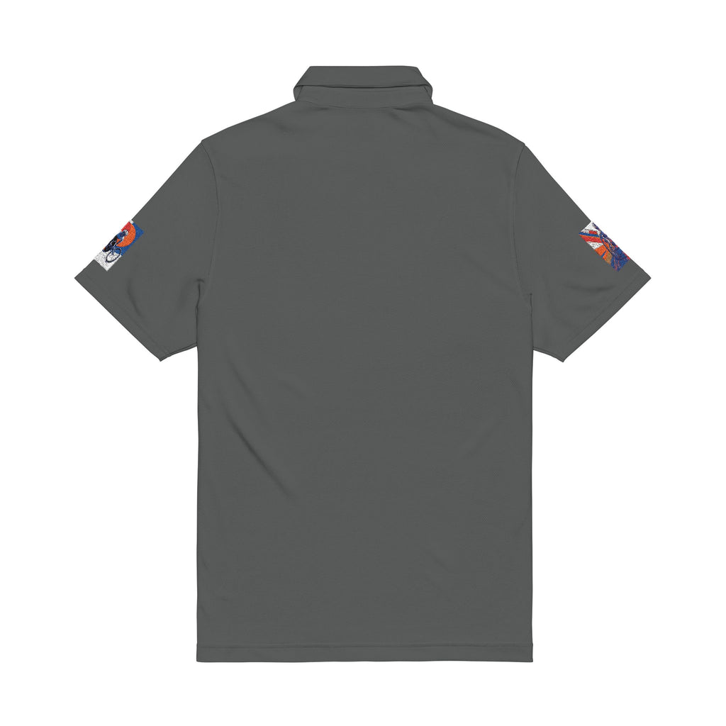 Men's Performance Polo Shirt wheelchair course , Stylish Athletic Wear, Casual Golf Shirt, Great for Summer Outings, Ideal Gift for Dads
