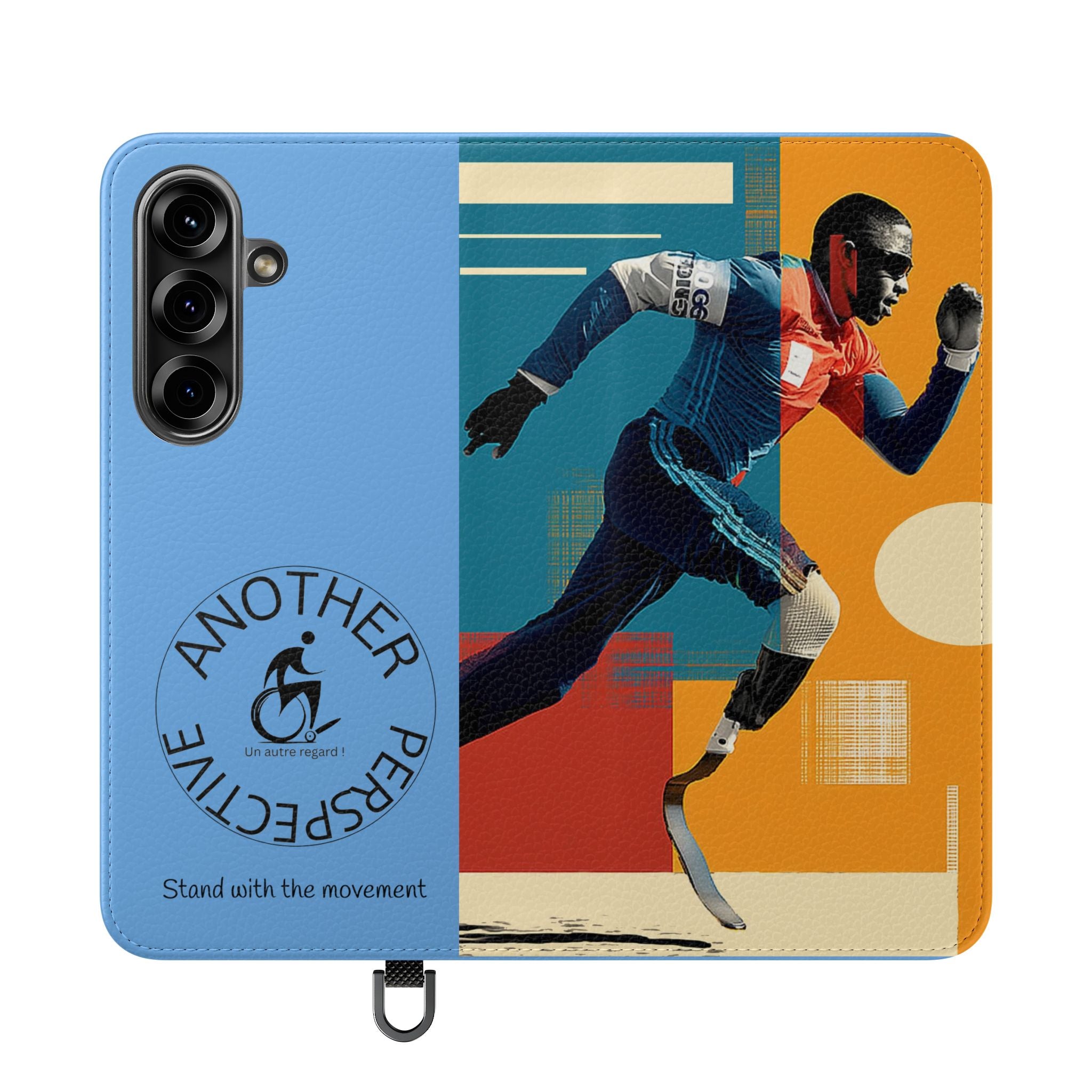 Sporty Flip Case for Athletes Course , Phone Wallet Cover, Stylish Mobile Case, Perfect Gift for Sports Fans, Functional Design