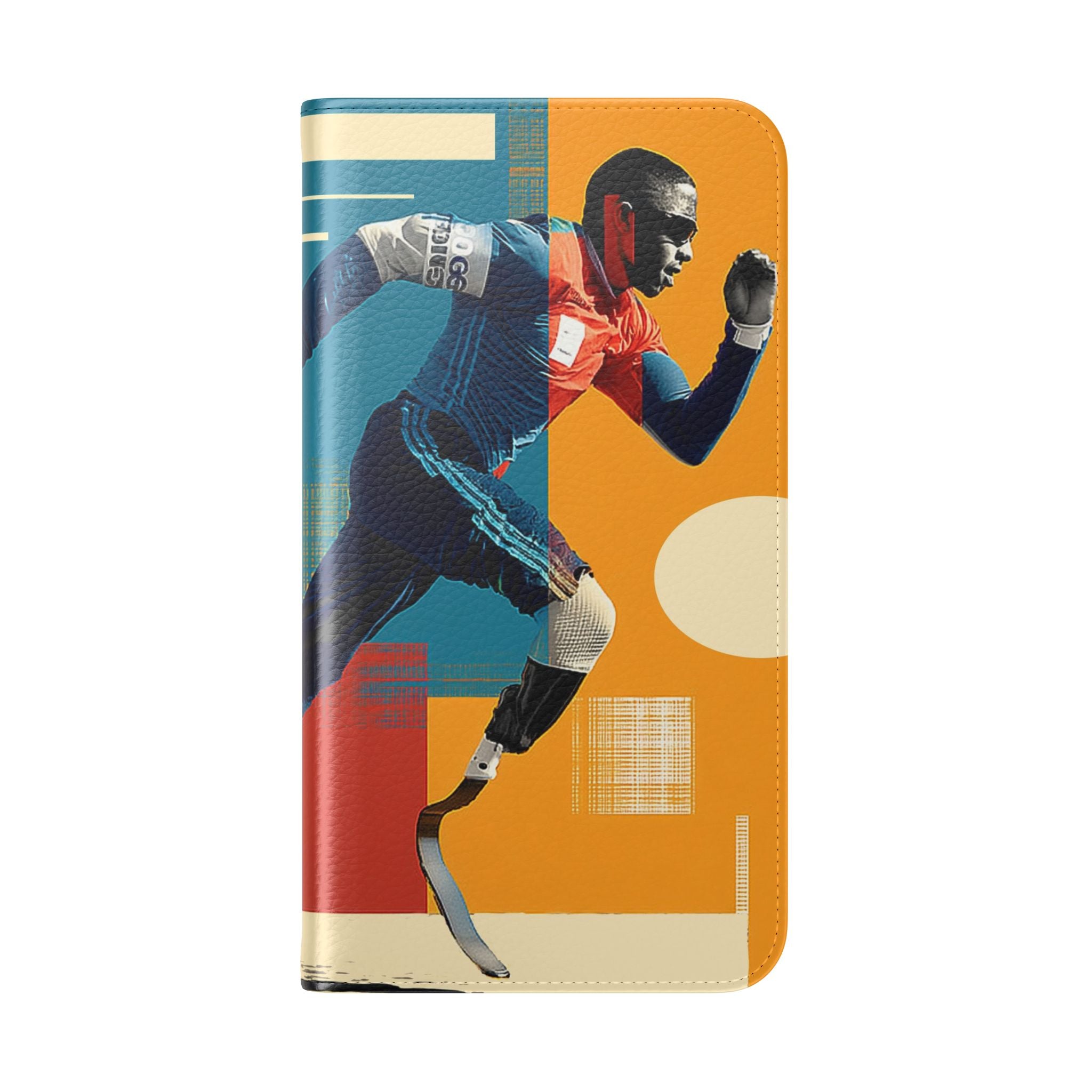 Sporty Flip Case for Athletes Course , Phone Wallet Cover, Stylish Mobile Case, Perfect Gift for Sports Fans, Functional Design
