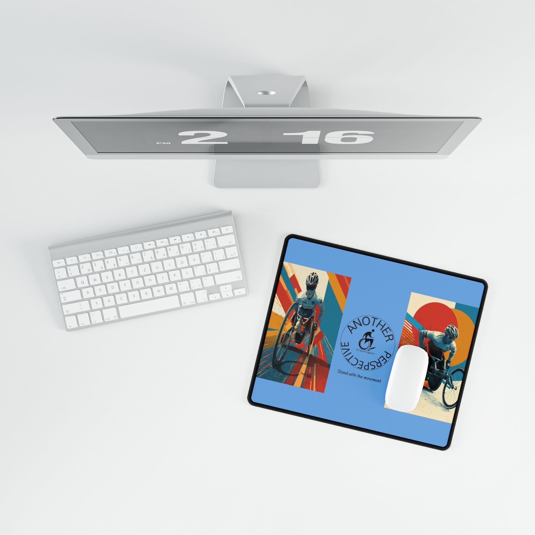 Adaptive Wheelchair Course Desk Mat - Another Perspective | Motivational Workspace Décor, Office Gift, Inspirational Desk Pad, Home Office Decor, [...]
