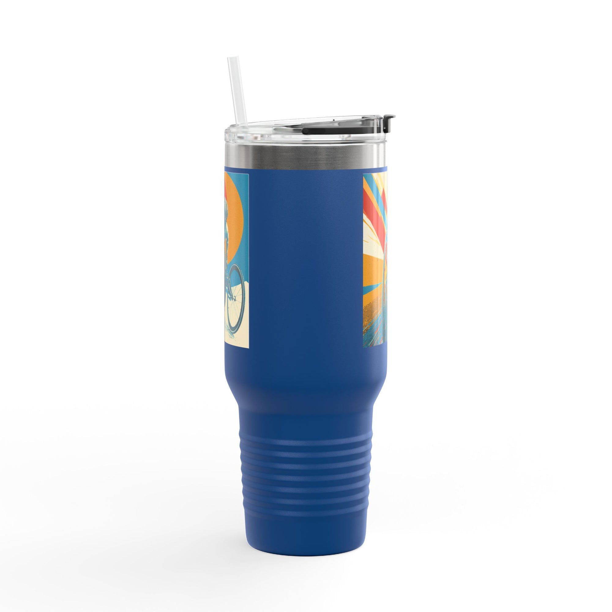 Vibrant Insulated Travel Mug, 40oz | Stylish Drinkware for Outdoor Adventures, Sports, Travel, Gifts