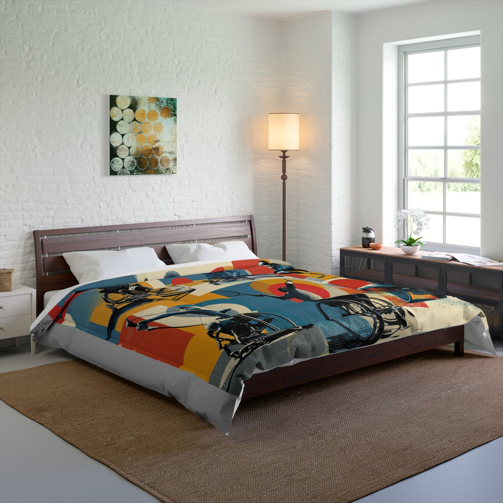 Vibrant Sports Comforter - Energize Your Space, Ideal for Athletes, Active Lifestyles, Gifts for Sports Lovers, Cozy Home Décor