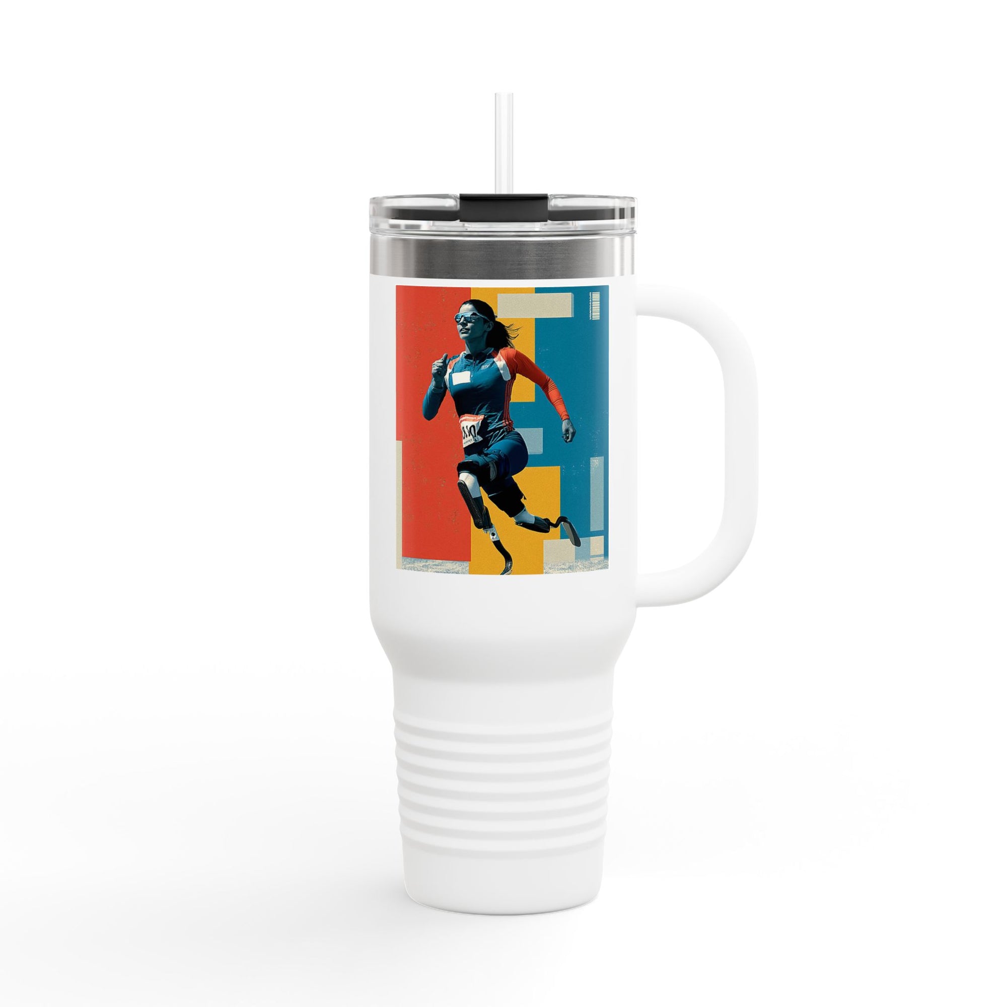 Vibrant Insulated Travel Mug, 40oz | Stylish Drinkware for Outdoor Adventures, Sports, Travel, Gifts
