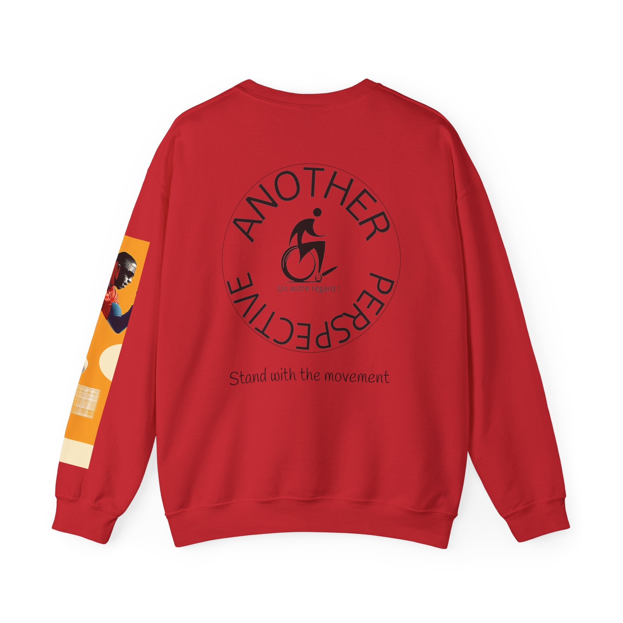 Inclusive Course Sports Themed Sweatshirt for Empowerment, Unisex Heavy Blend Crewneck, Inspirational Gift for Activists