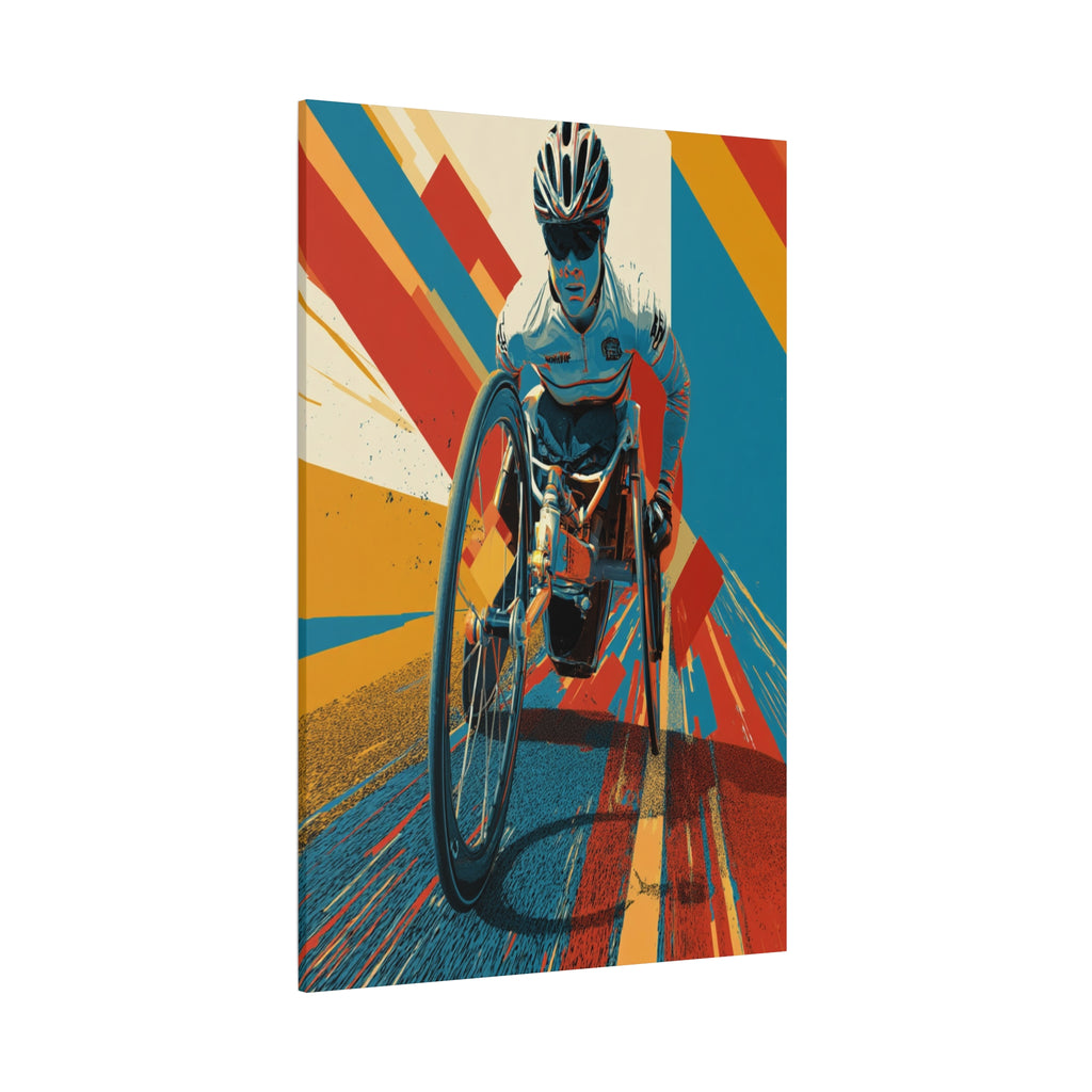 Empowering Wheelchair Athlete Canvas Art, Inspirational Wall Decor, Motivational Home Decor, Unique Gift for Sports Enthusiasts, [...]
