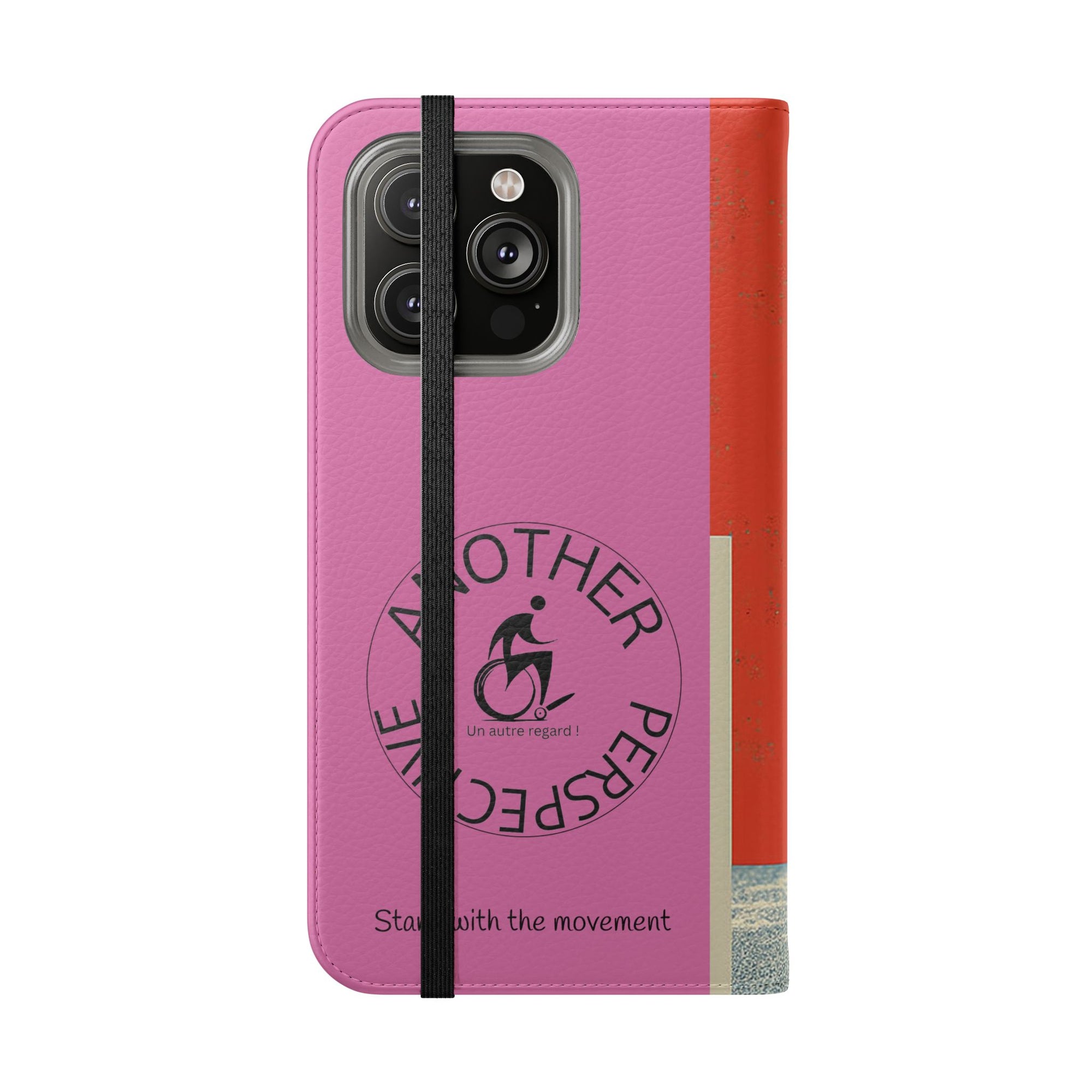 Empowering Flip Cases for Smartphones Course| Stand with the Movement, Stylish Phone Cover, Unique Gift, Inclusive Design, Support Accessibility