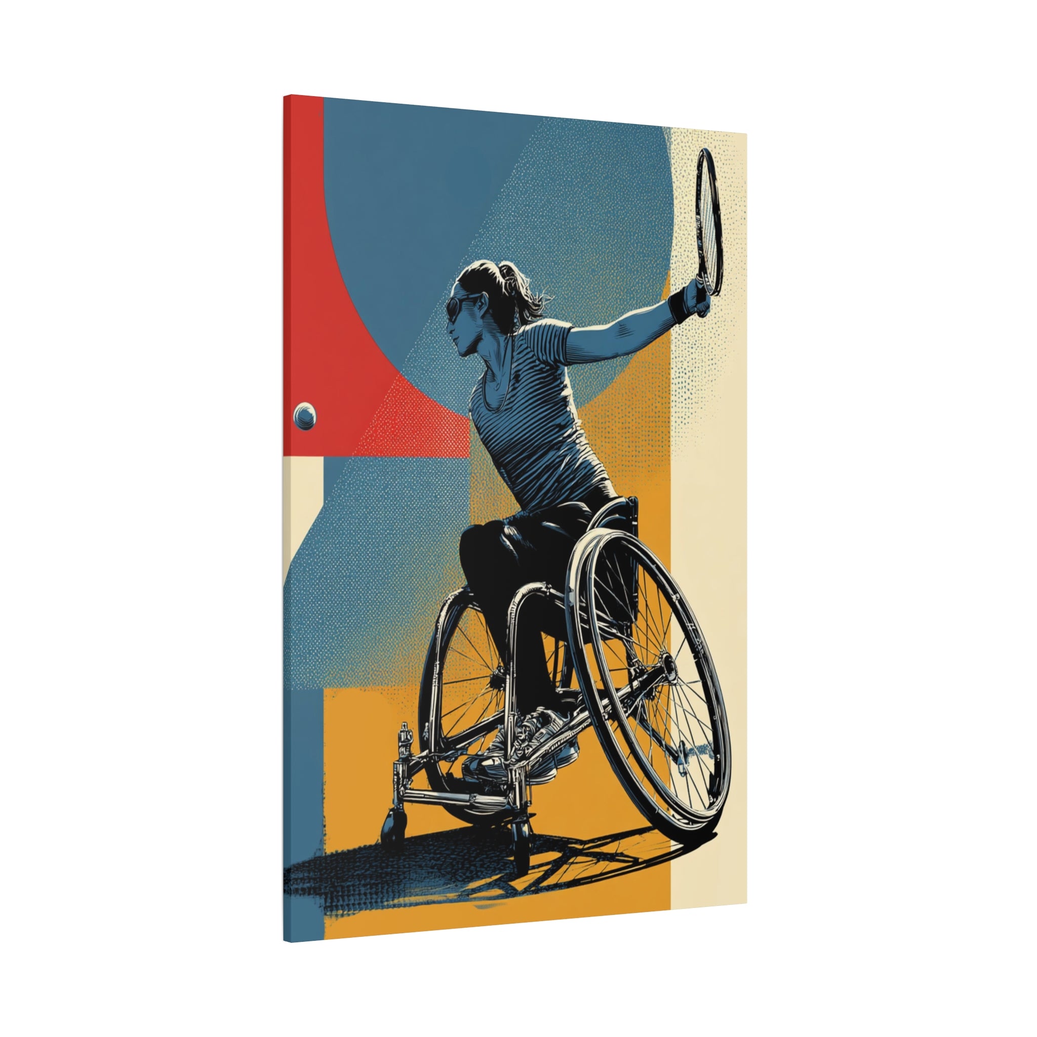 Empowering Wheelchair Tennis Canvas Art, Inspirational Wall Decor, Motivational Home Decor, Unique Gift for Sports Enthusiasts, [...]