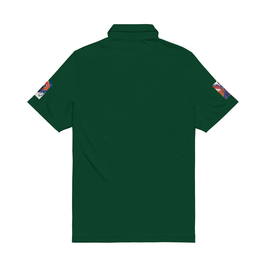 Men's Performance Polo Shirt wheelchair course , Stylish Athletic Wear, Casual Golf Shirt, Great for Summer Outings, Ideal Gift for Dads