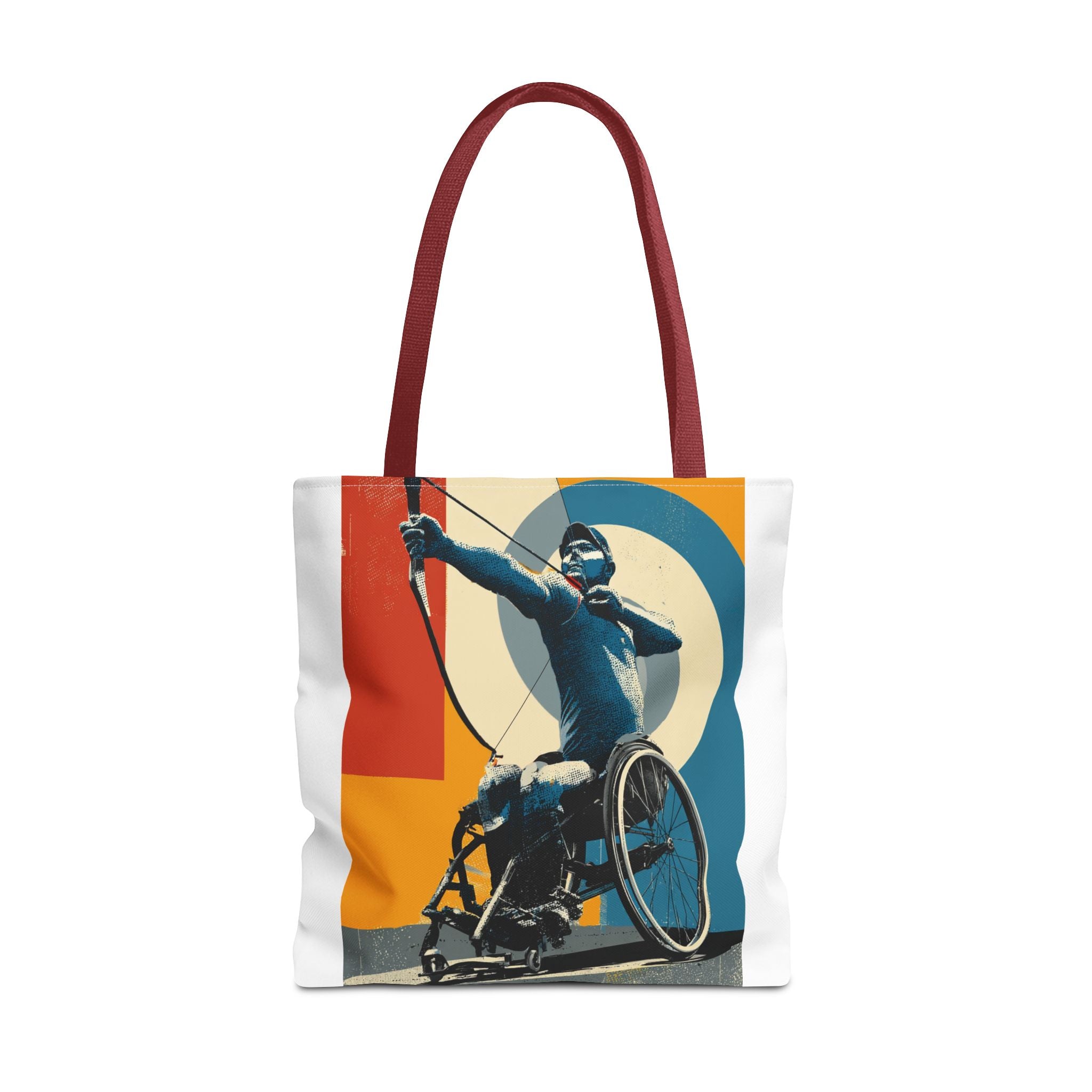 Inspirational Wheelchair Sports Tote Bag | Motivational Gym Bag, Everyday Use, Eco-Friendly Gift, Unique Sporty Design